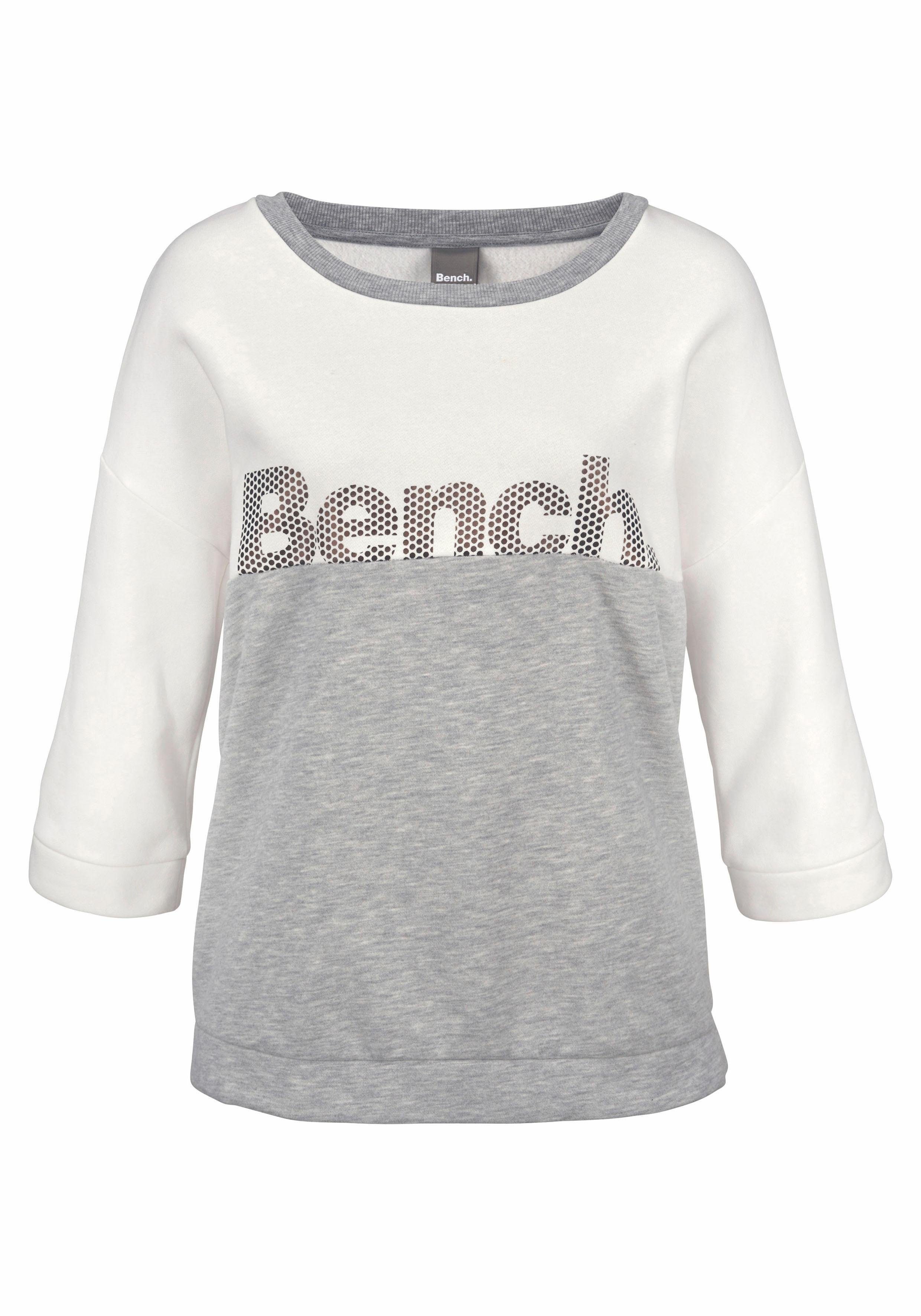 Bench. Sweatshirt in colorblocking ontwerp, loungewear, loungeanzug