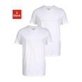 jack  jones t-shirt v-hals (set van 2) wit