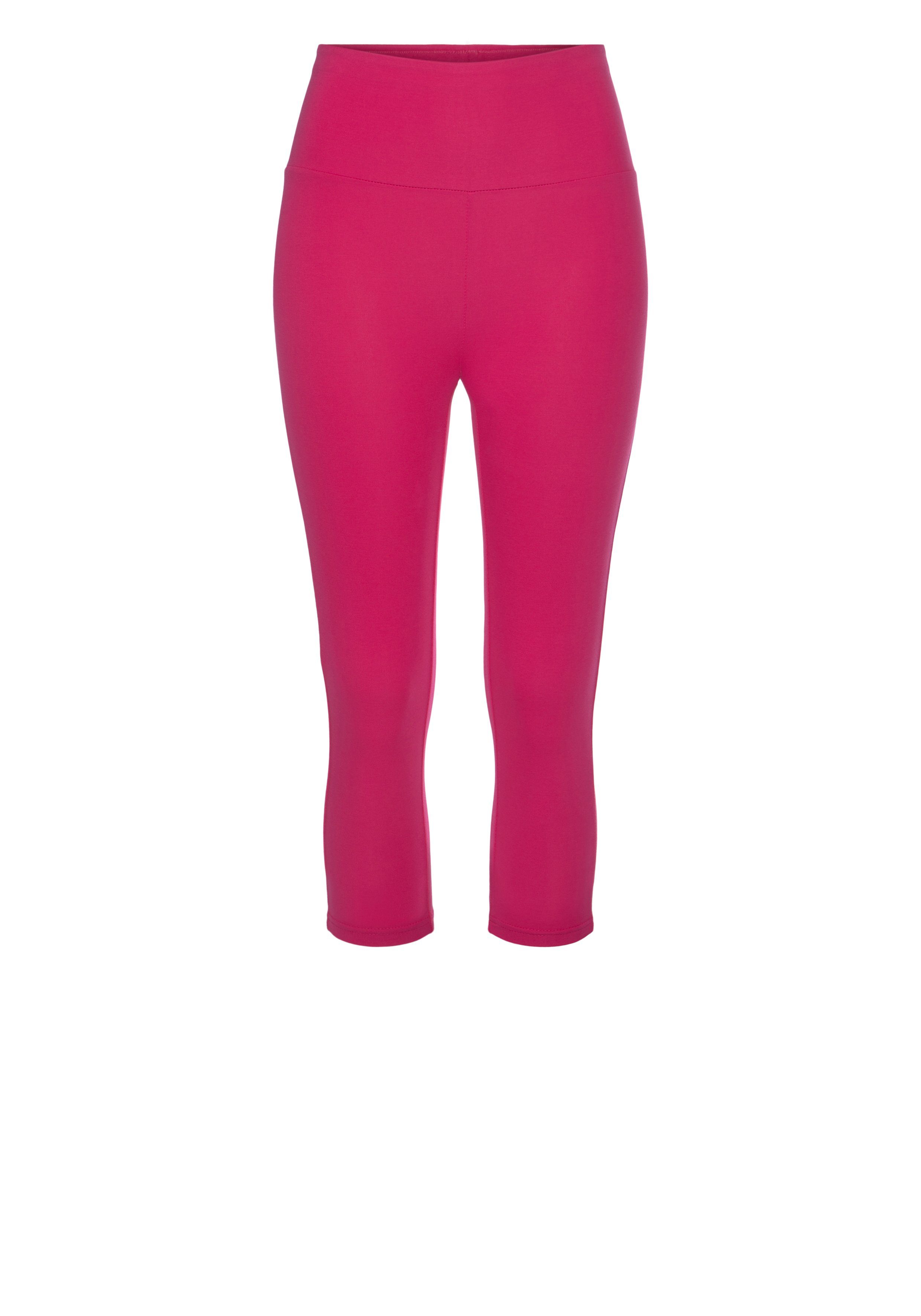 Lascana Caprilegging met brede, zachte boord