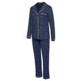 vivance dreams pyjama met all-over print blauw