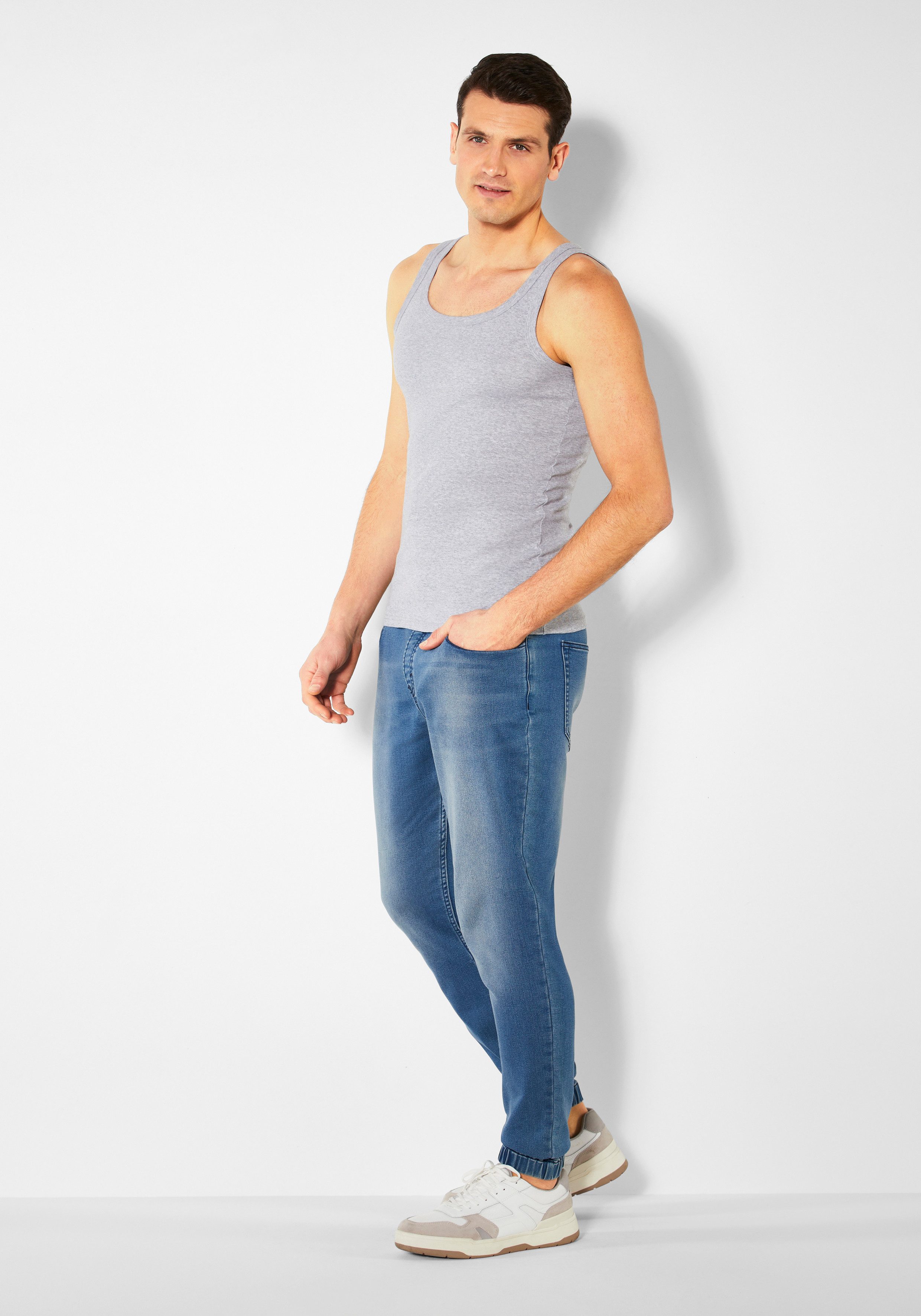H.I.S Tanktop eenvoudige basic, ook voor eronder (set, 2-delig)