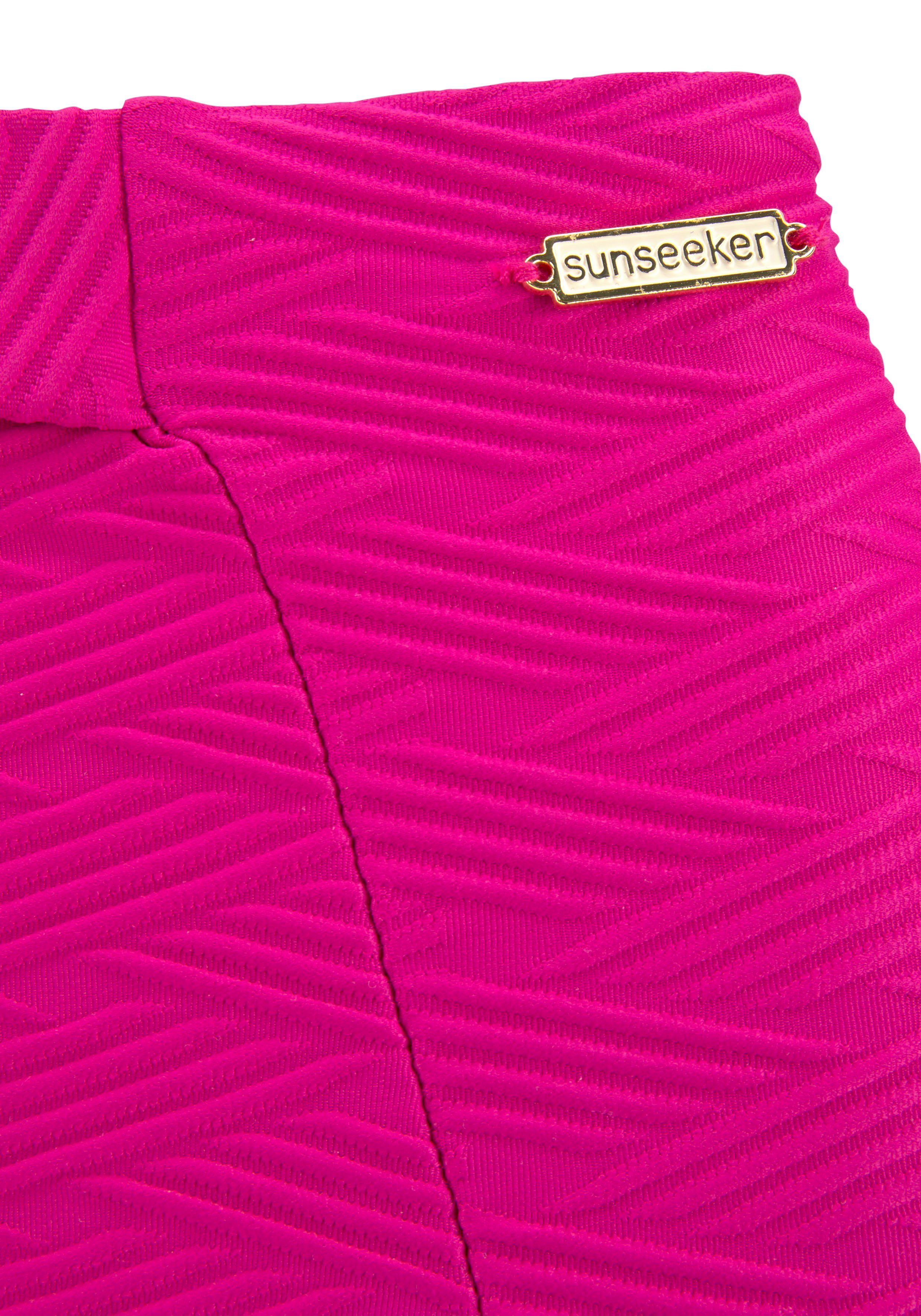 Sunseeker Highwaist-bikinibroekje Loretta met sierriem