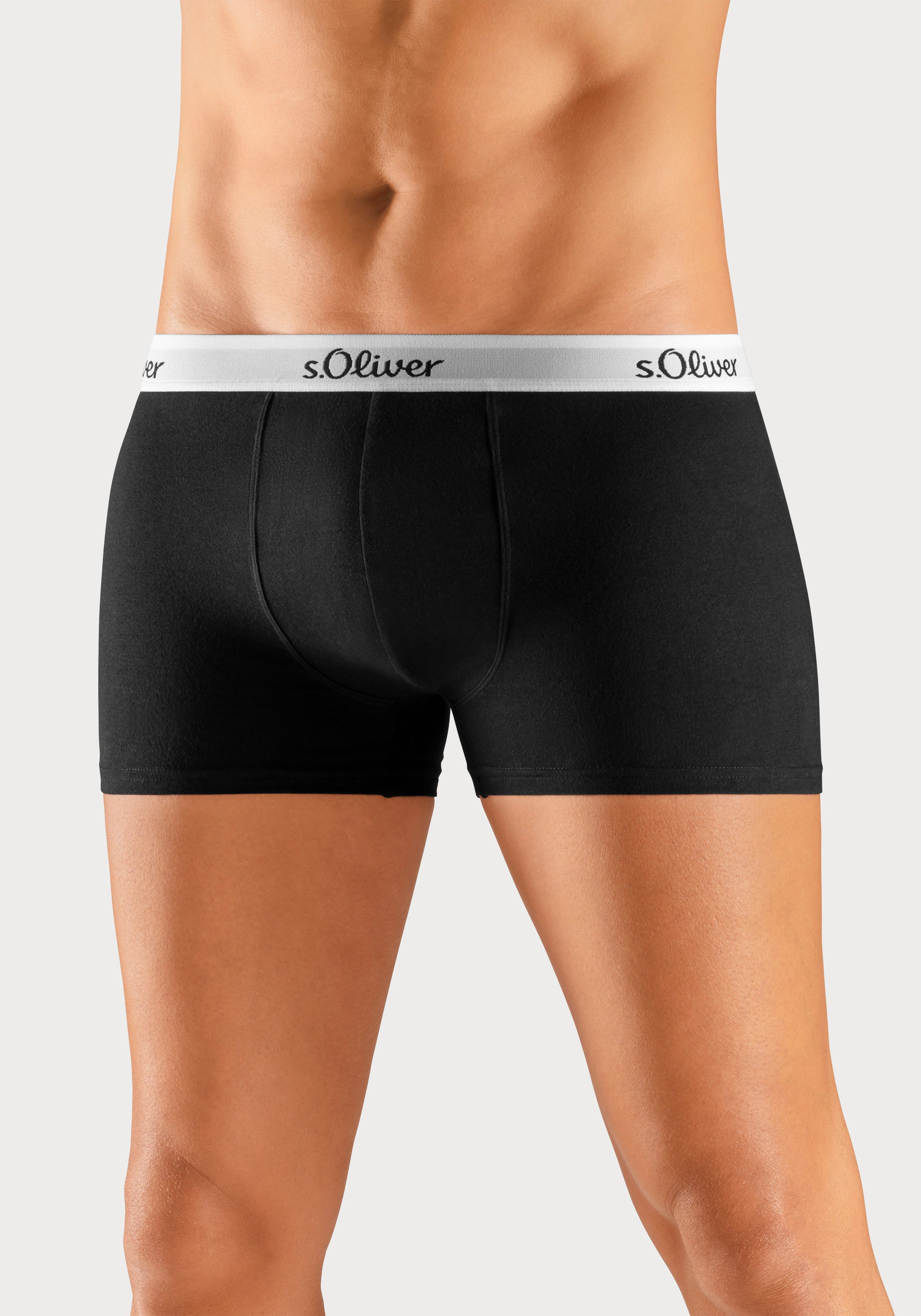 s.Oliver RED LABEL Beachwear Boxershort voor heren klassieke basis voor elke garderobe (3 stuks)