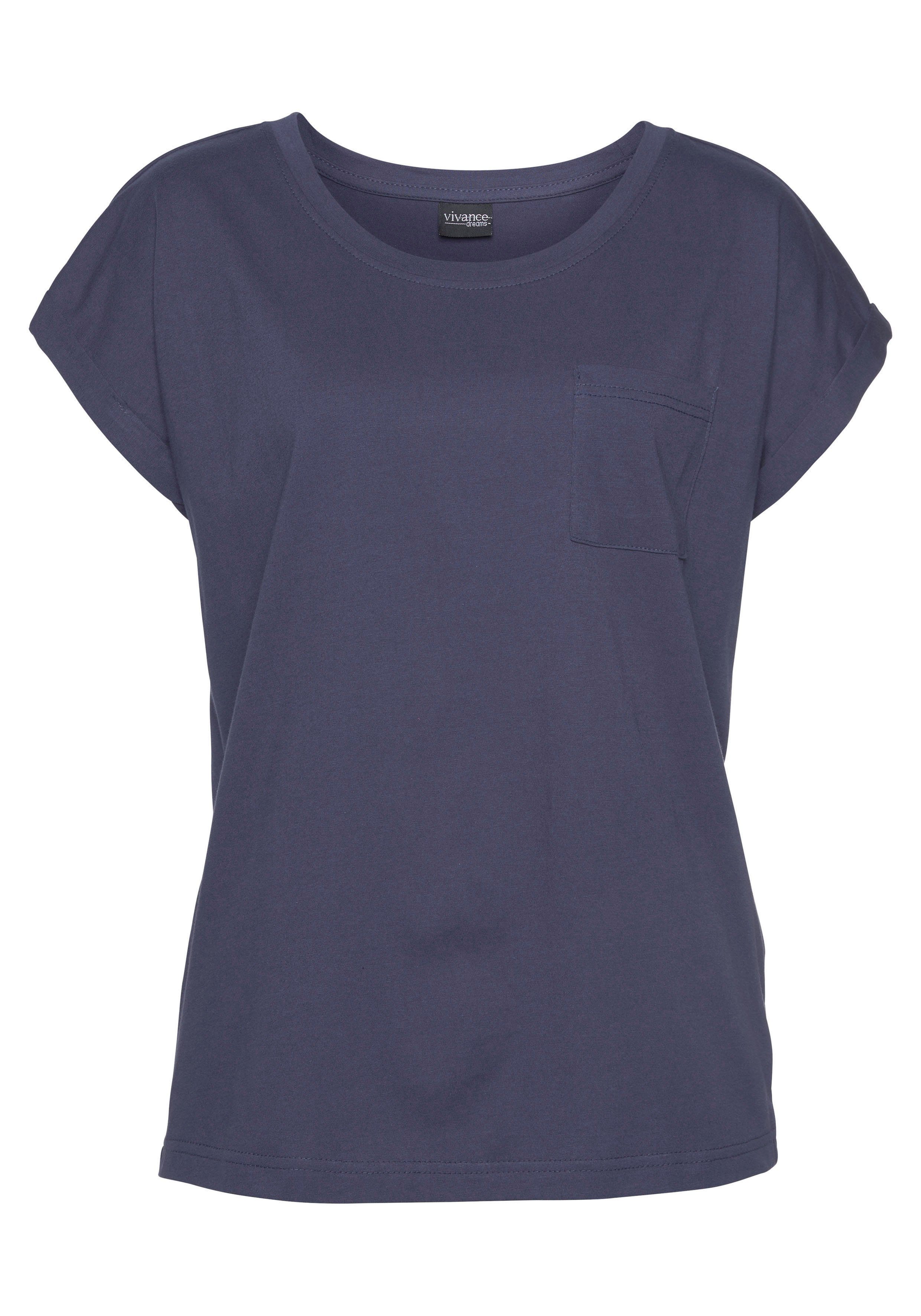 Vivance Dreams Capripyjama met gedessineerde pyjamabroek (2-delig, 1 stuk)