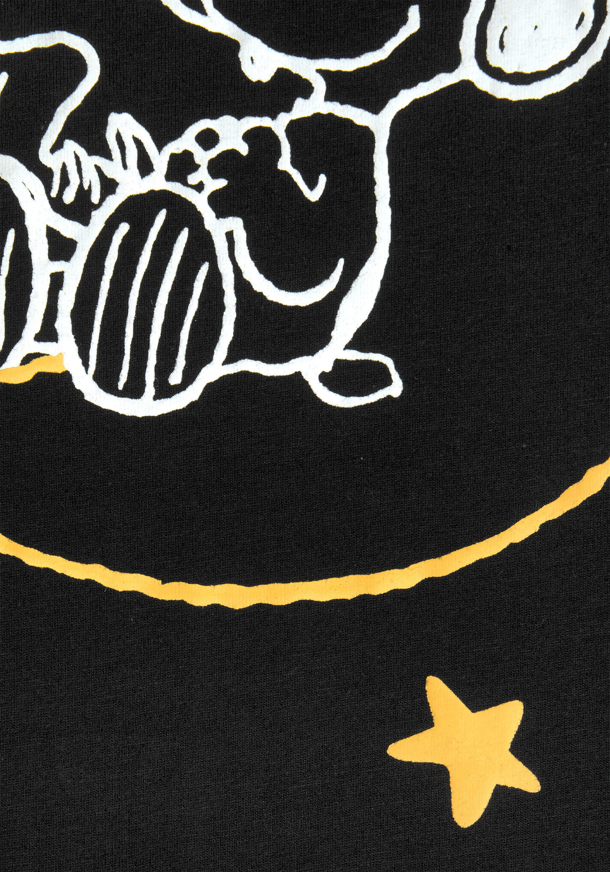 Peanuts Shortama met snoopy printmotief (2-delig, 1 stuk)
