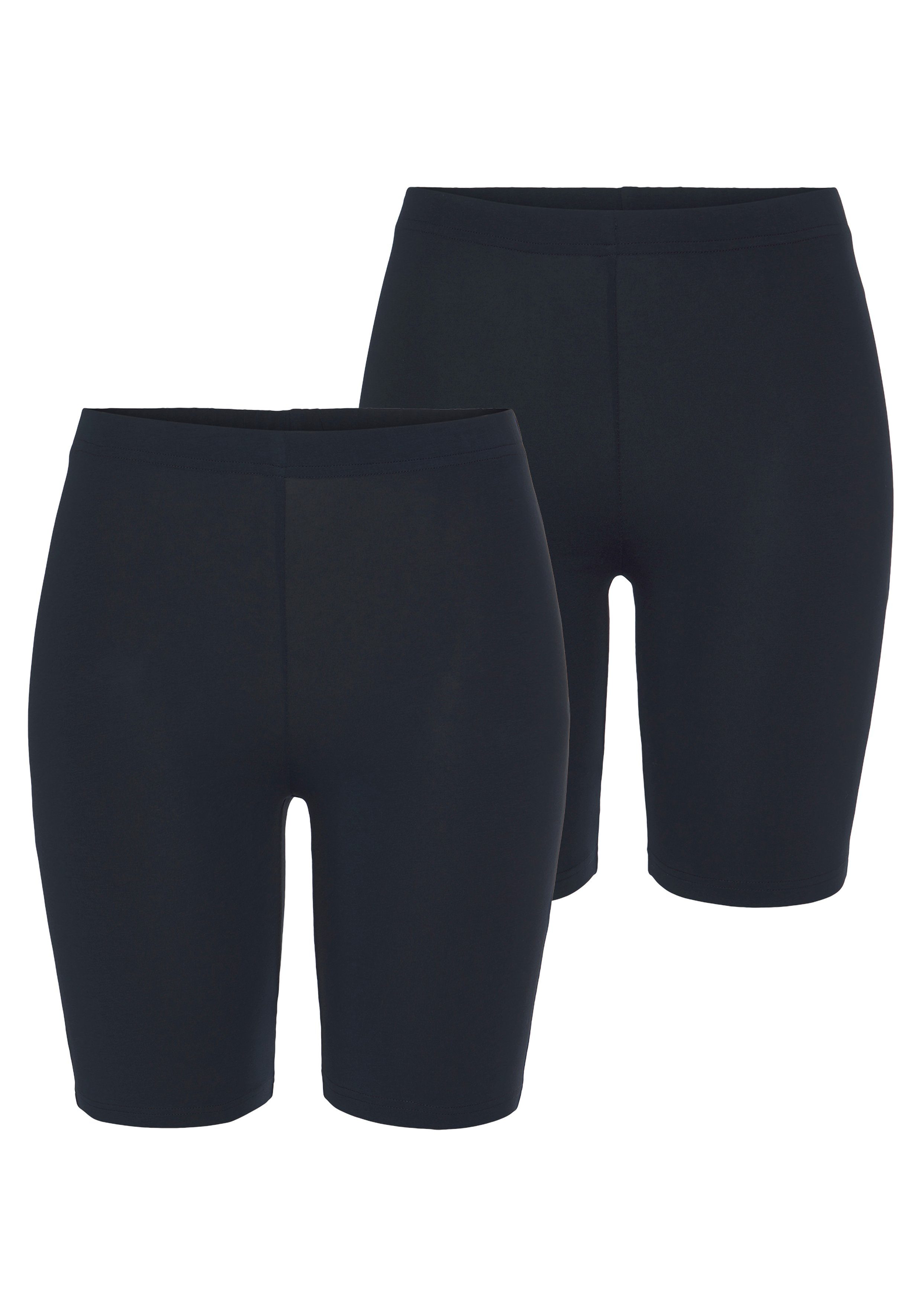 vivance active Fietsbroekje met rubberen tailleband, loungewear (Set van 2)