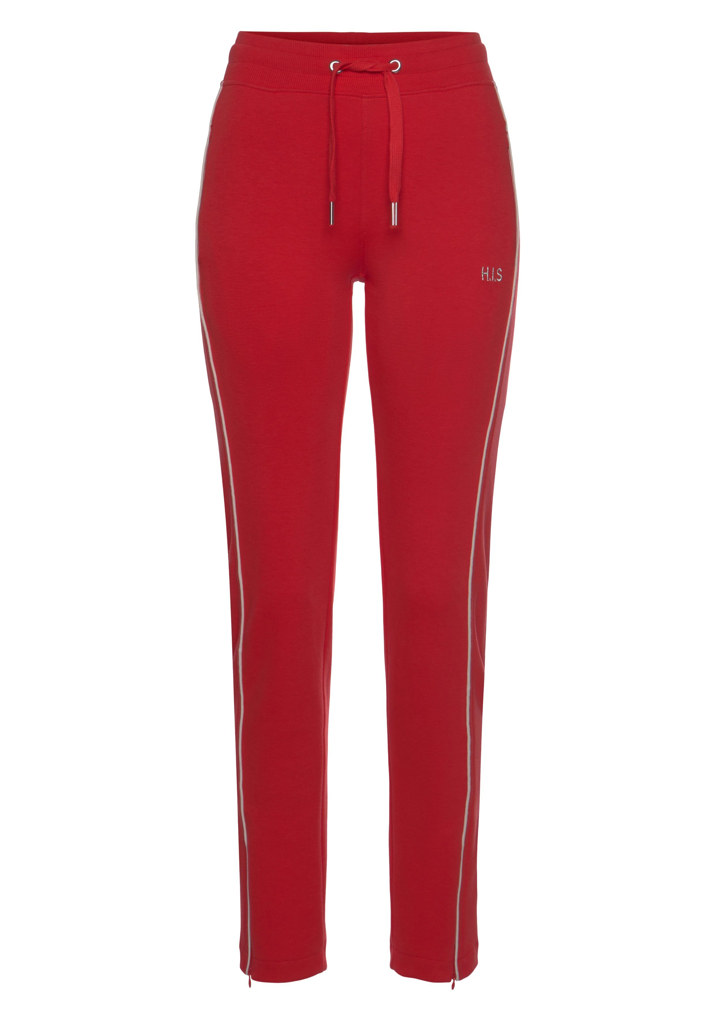 H.I.S Sweatbroek met rits aan de broekzoom, loungepak