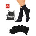 bench. sokken met gymtasje (7 paar) zwart