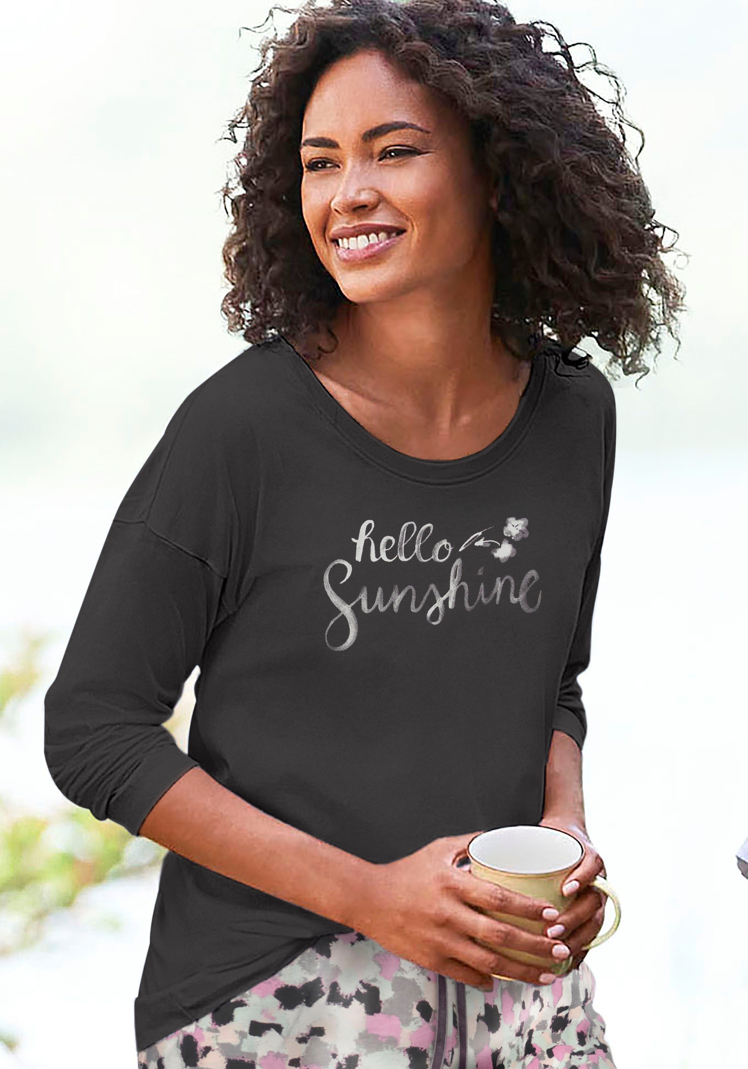 Vivance Dreams Pyjama top met frontprint