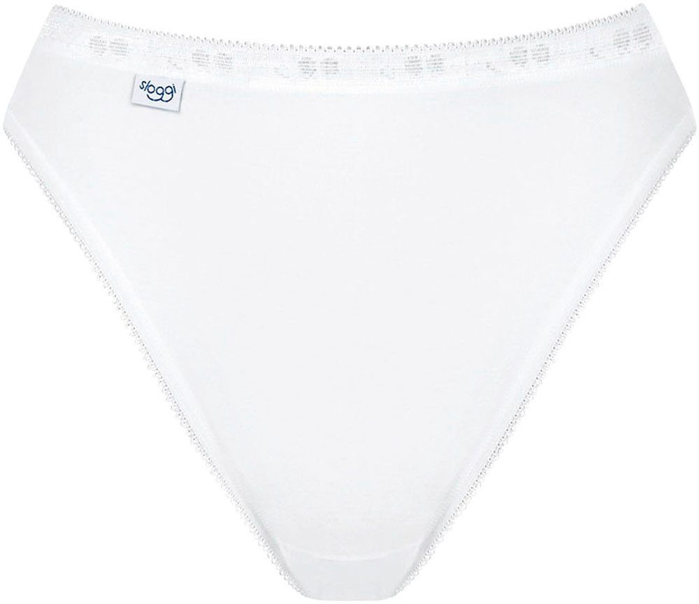 Sloggi Tai slip Basic + perfecte pasvorm, katoenmix, elastisch, zachte naden (Set van 2)