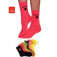 h.i.s sokken voor kinderen met bloemmotief (7 paar) multicolor