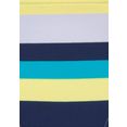 venice beach triangelbikini met blokstrepen multicolor