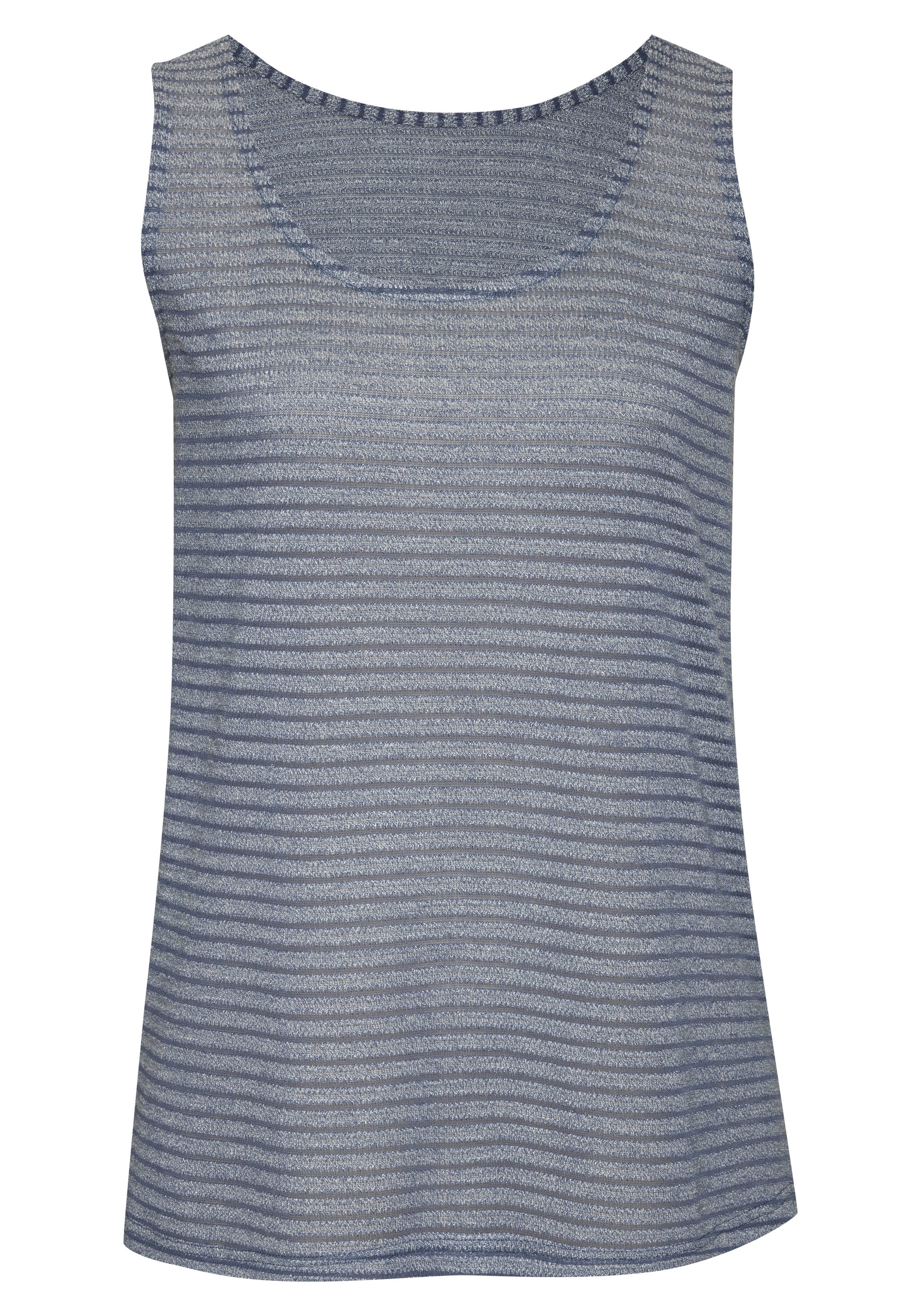Vivance Top In streepoptiek van luchtige jacquard brei (Set van 2)