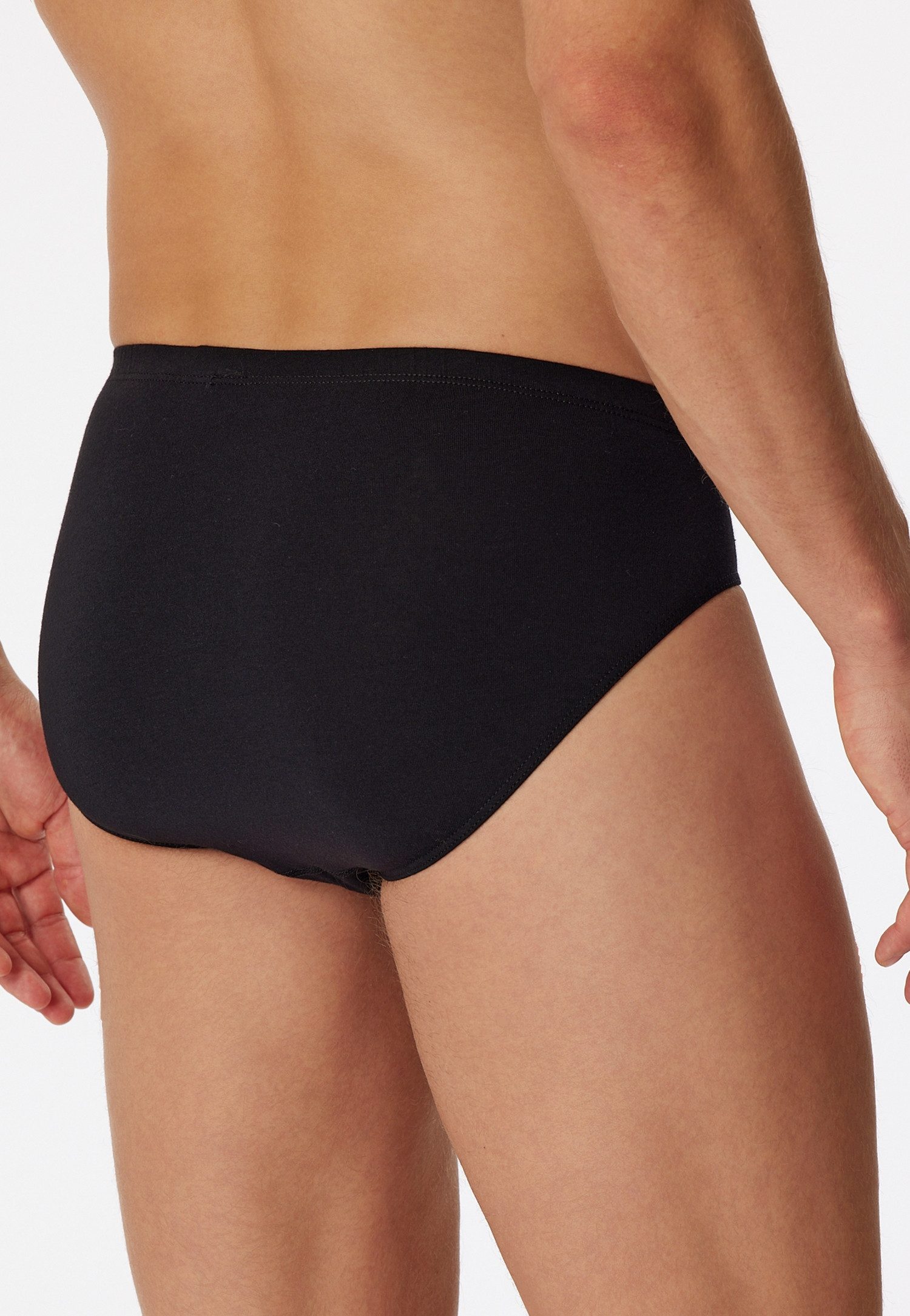 Schiesser Minislip Essentials met klein logo bij de band (3 stuks)