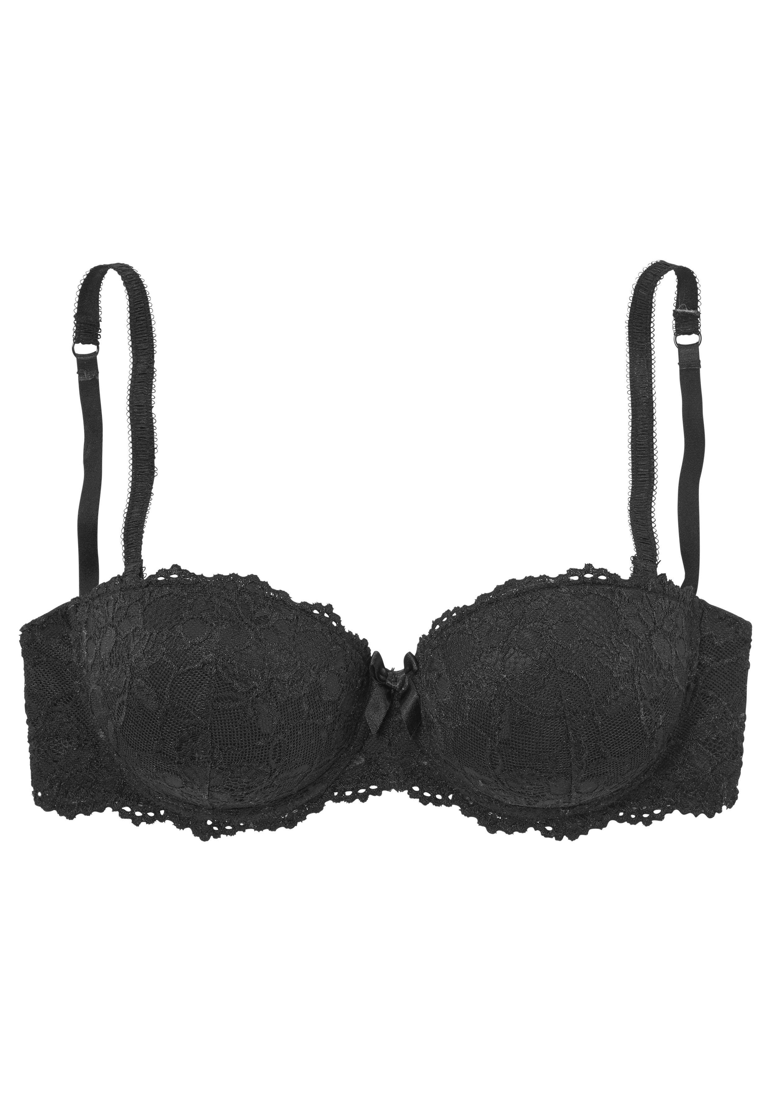 Vivance Balconette-bh met afneembare bandjes en push-upvullingen, dessous