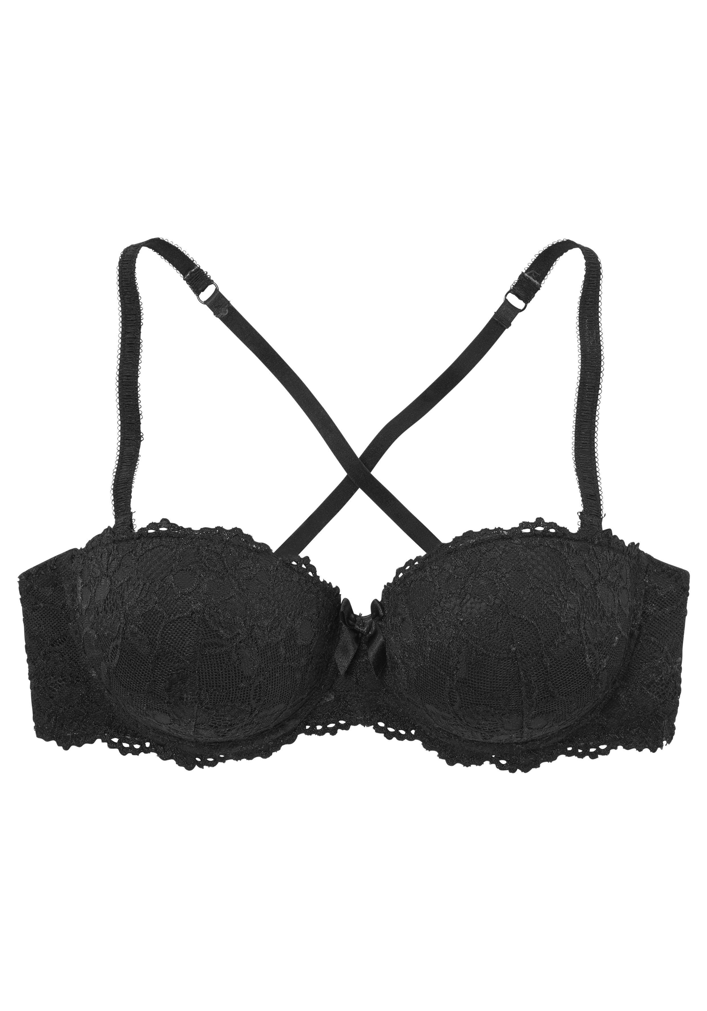 Vivance Balconette-bh met afneembare bandjes en push-upvullingen, dessous