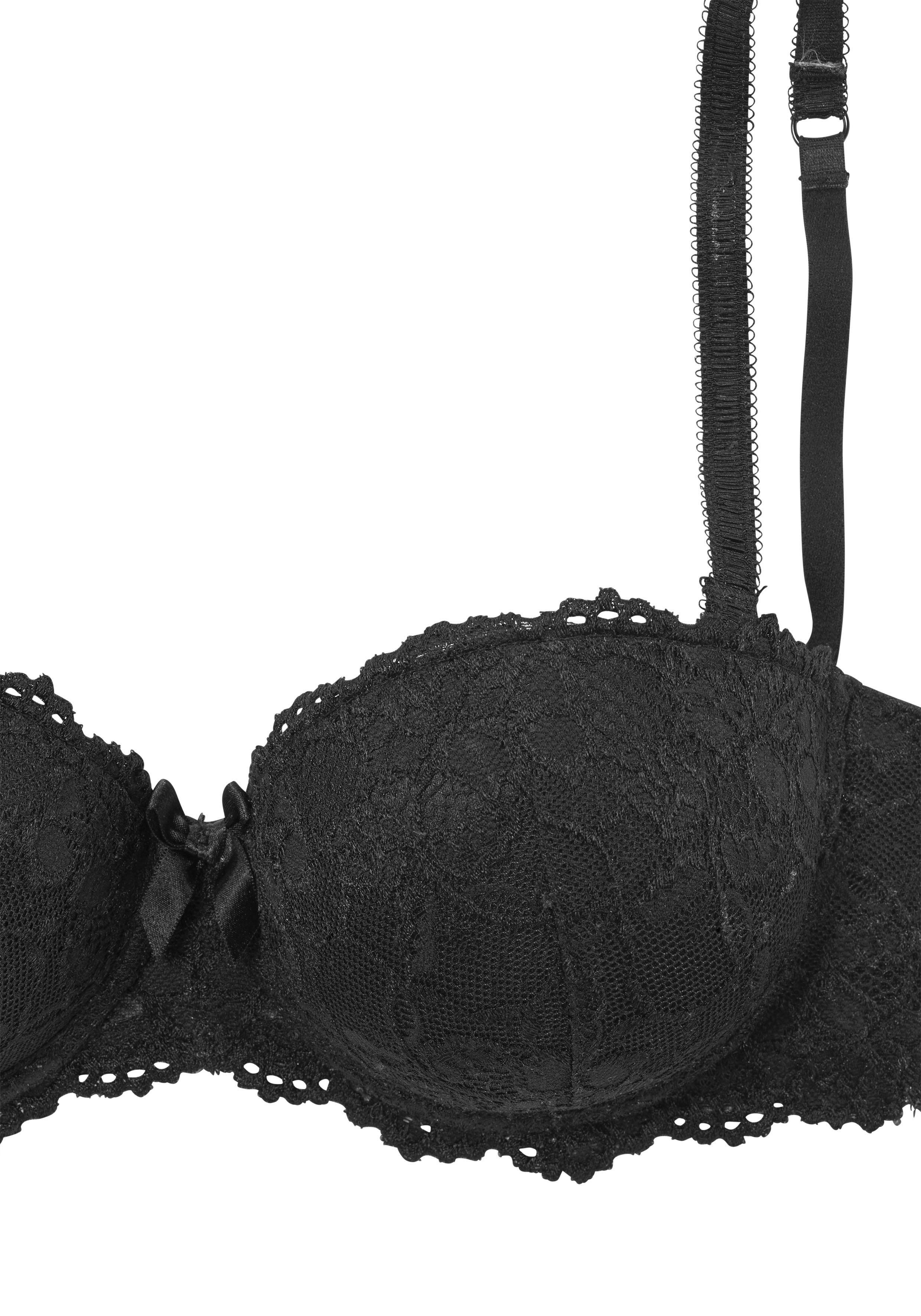 Vivance Balconette-bh met afneembare bandjes en push-upvullingen, dessous