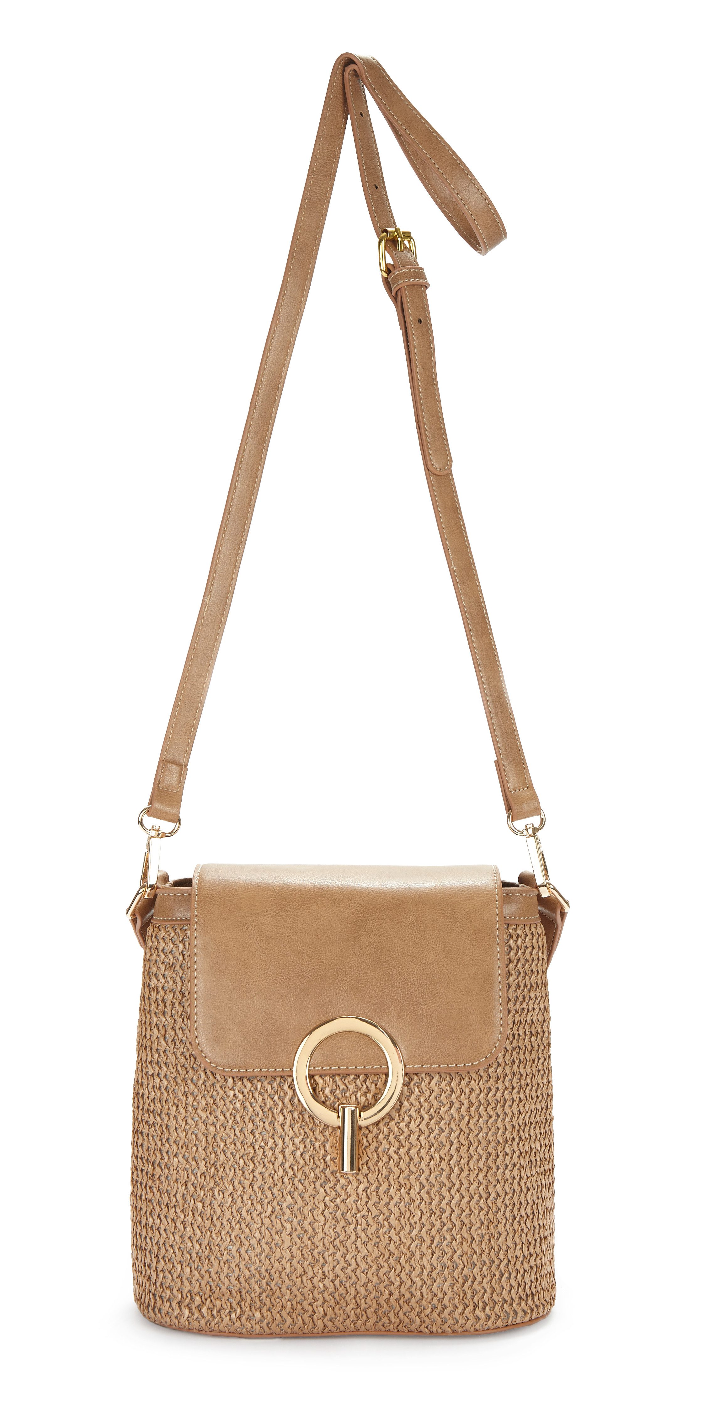 Lascana Schoudertas Strandtas, draagtas, mandtas, bast-look VEGAN