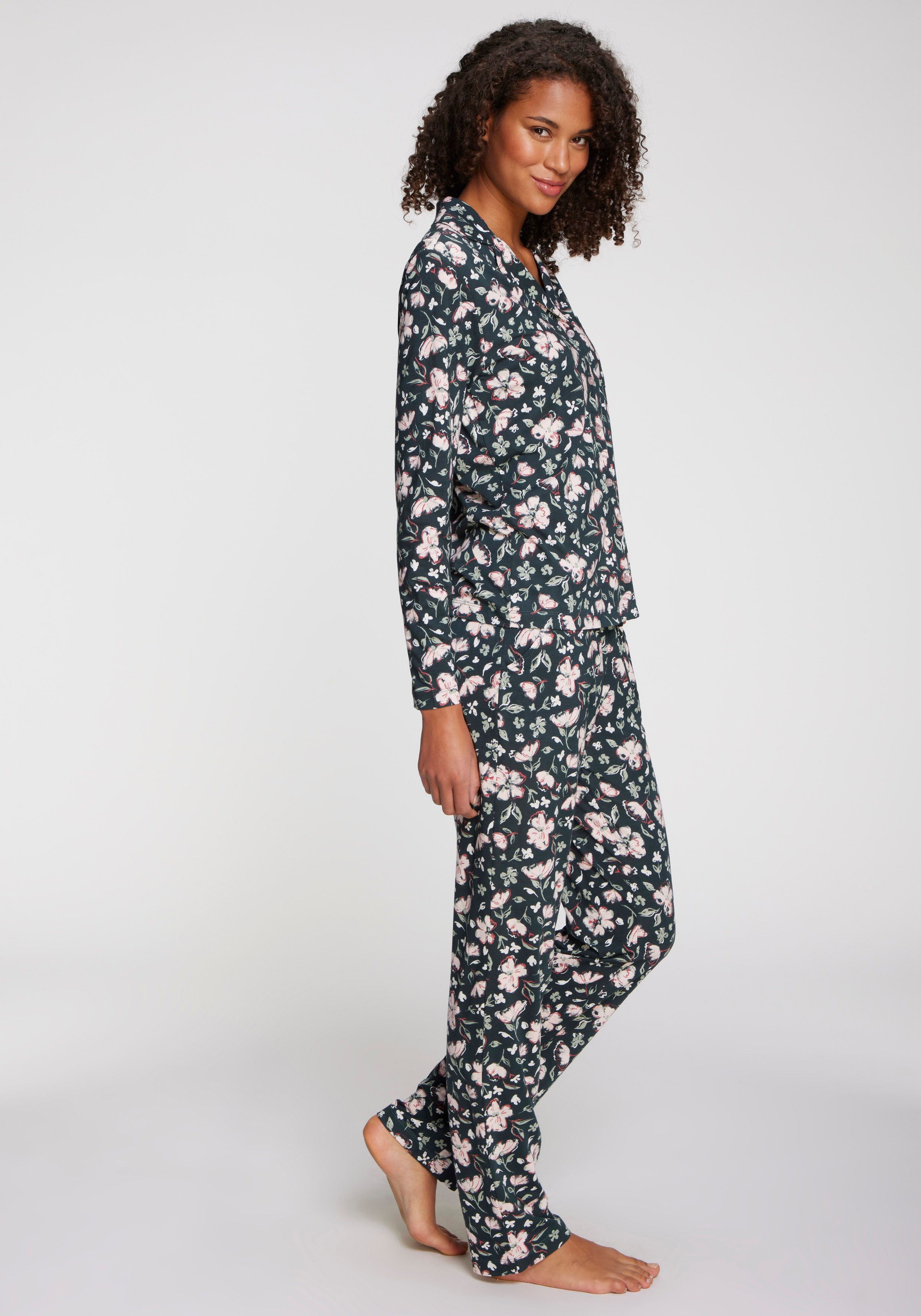 s.Oliver RED LABEL Beachwear Pyjamabroek Mooie alloverpatroon