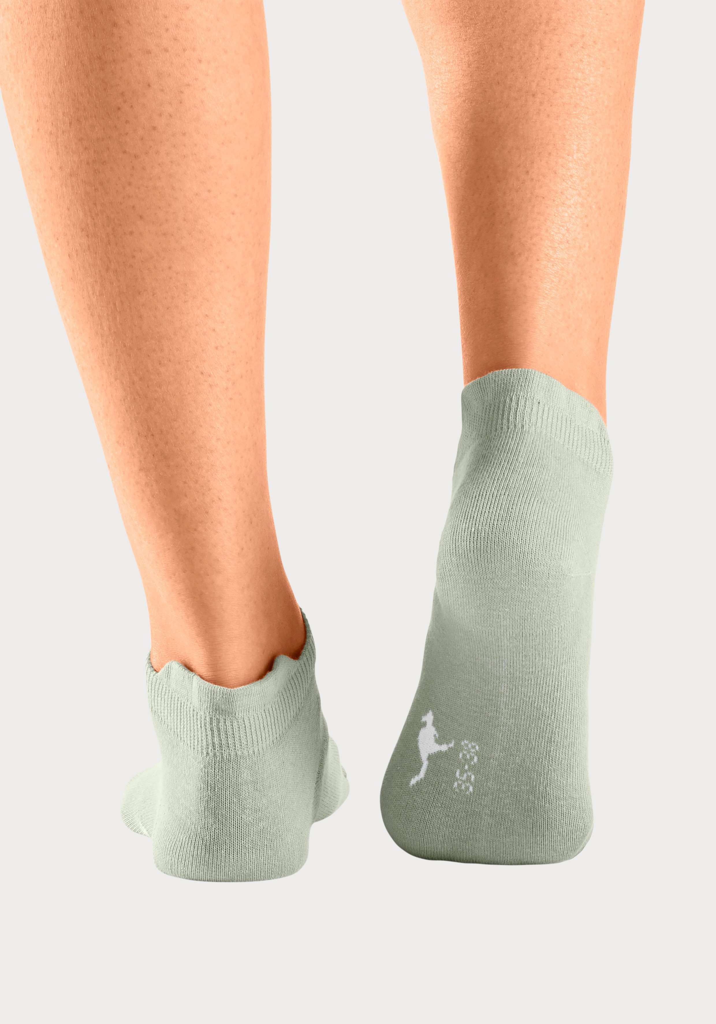 KangaROOS Sneakersokken met verhoogde boord (set, 10 paar)