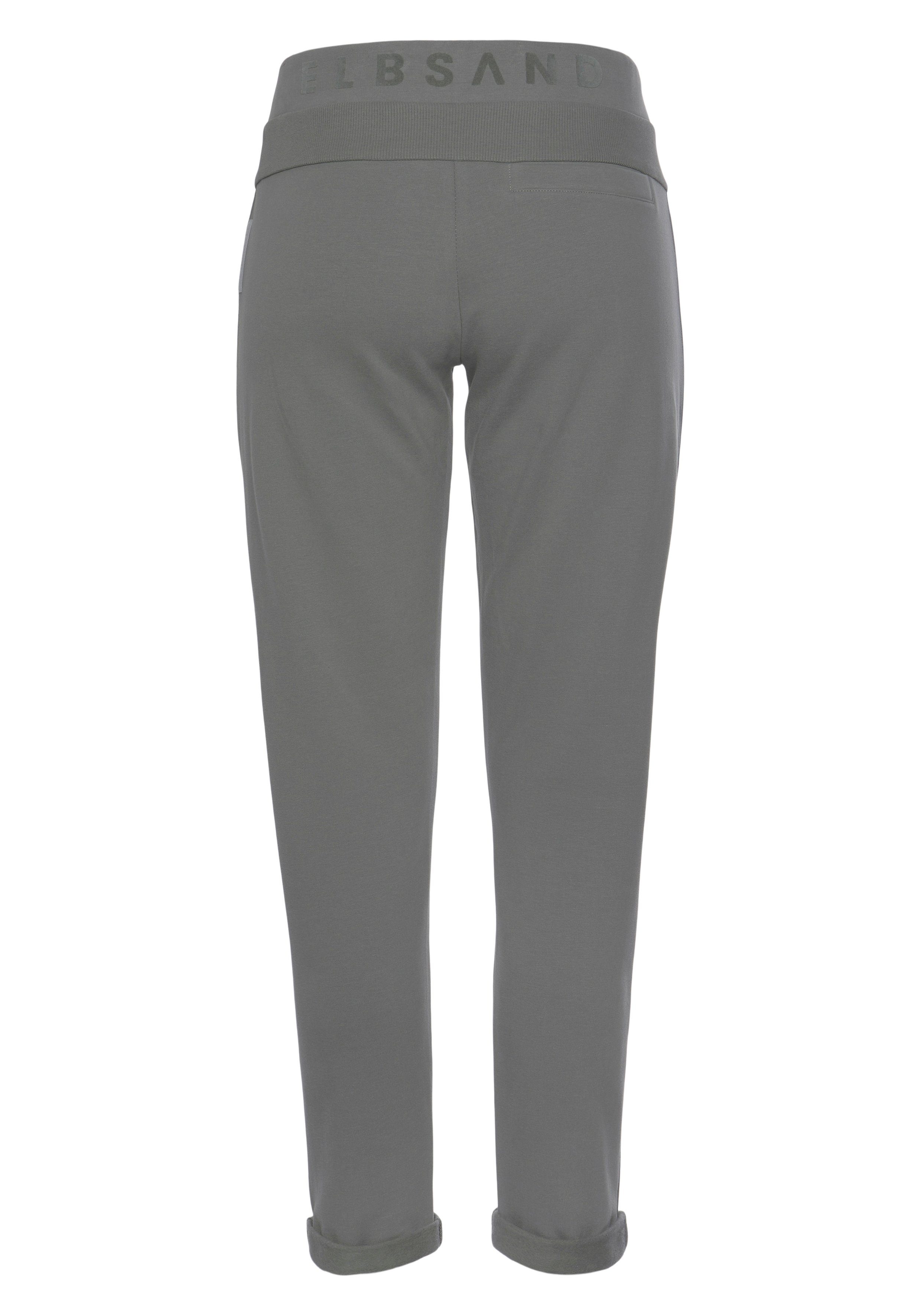 Elbsand Sweatbroek Brinja met zakken en brede trekkoorden, joggingbroek, casual pasvorm
