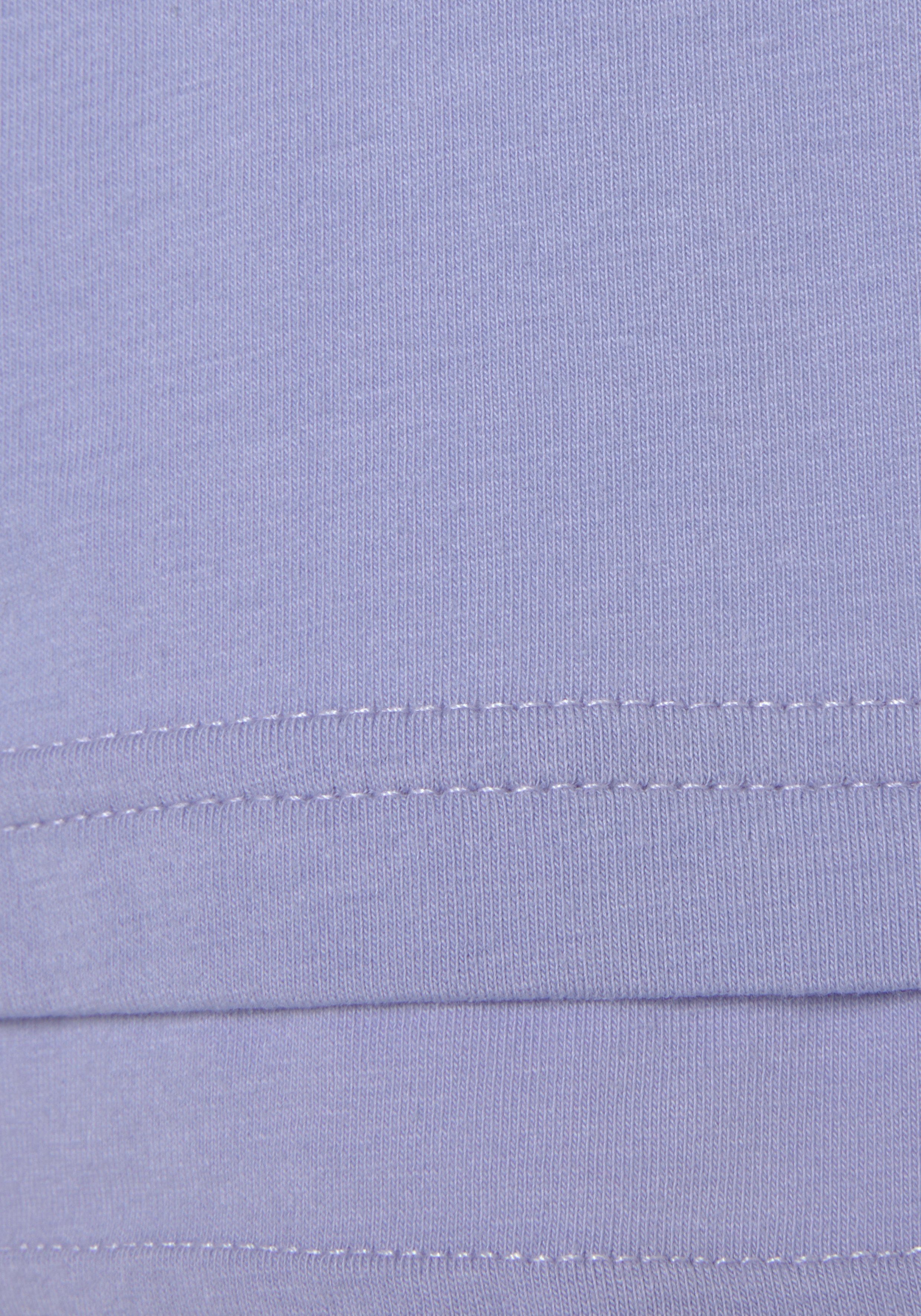 Lascana Shirt met korte mouwen met kastige snit en lagen-look