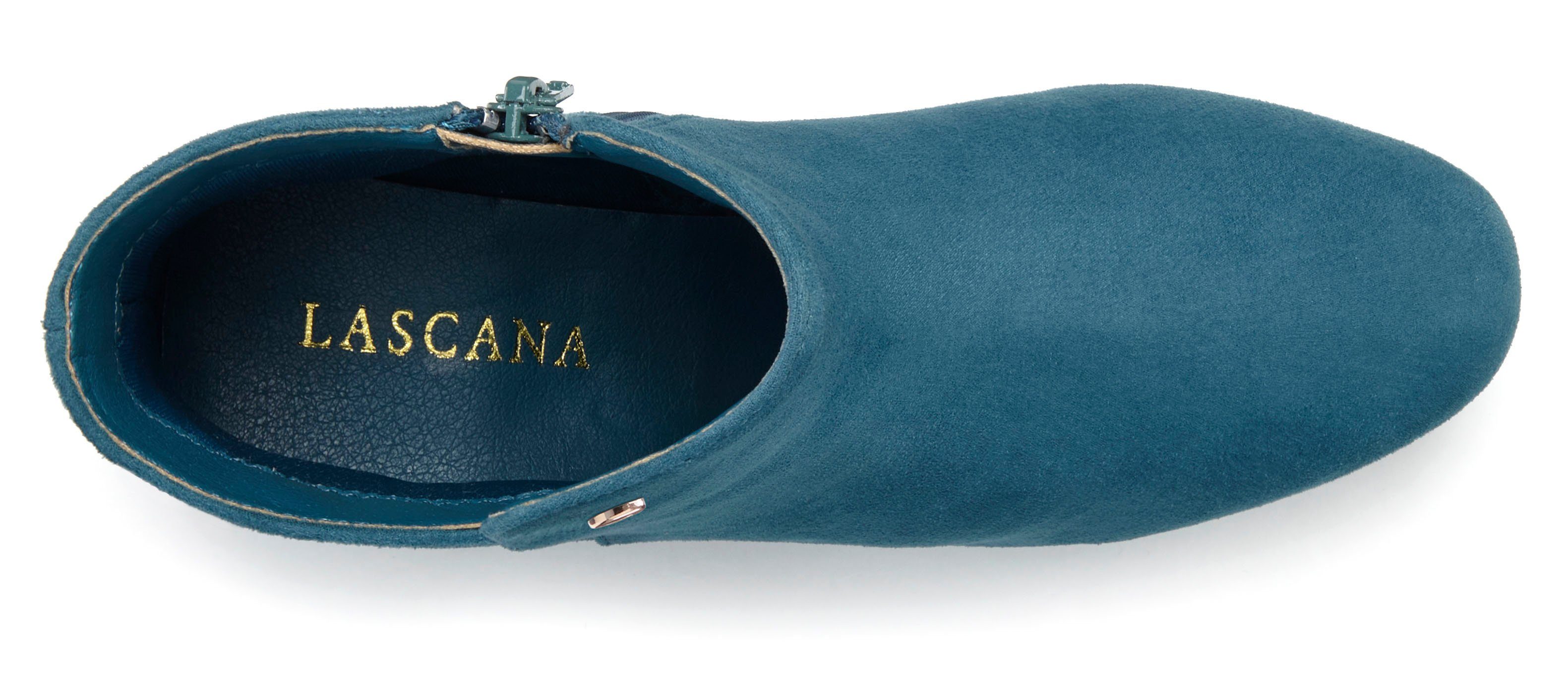 Lascana Laarsjes met comfortabele blokhak, enkellaarsjes, laarzen vegan