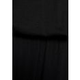 lascana 7-8-jumpsuit met v-hals zwart