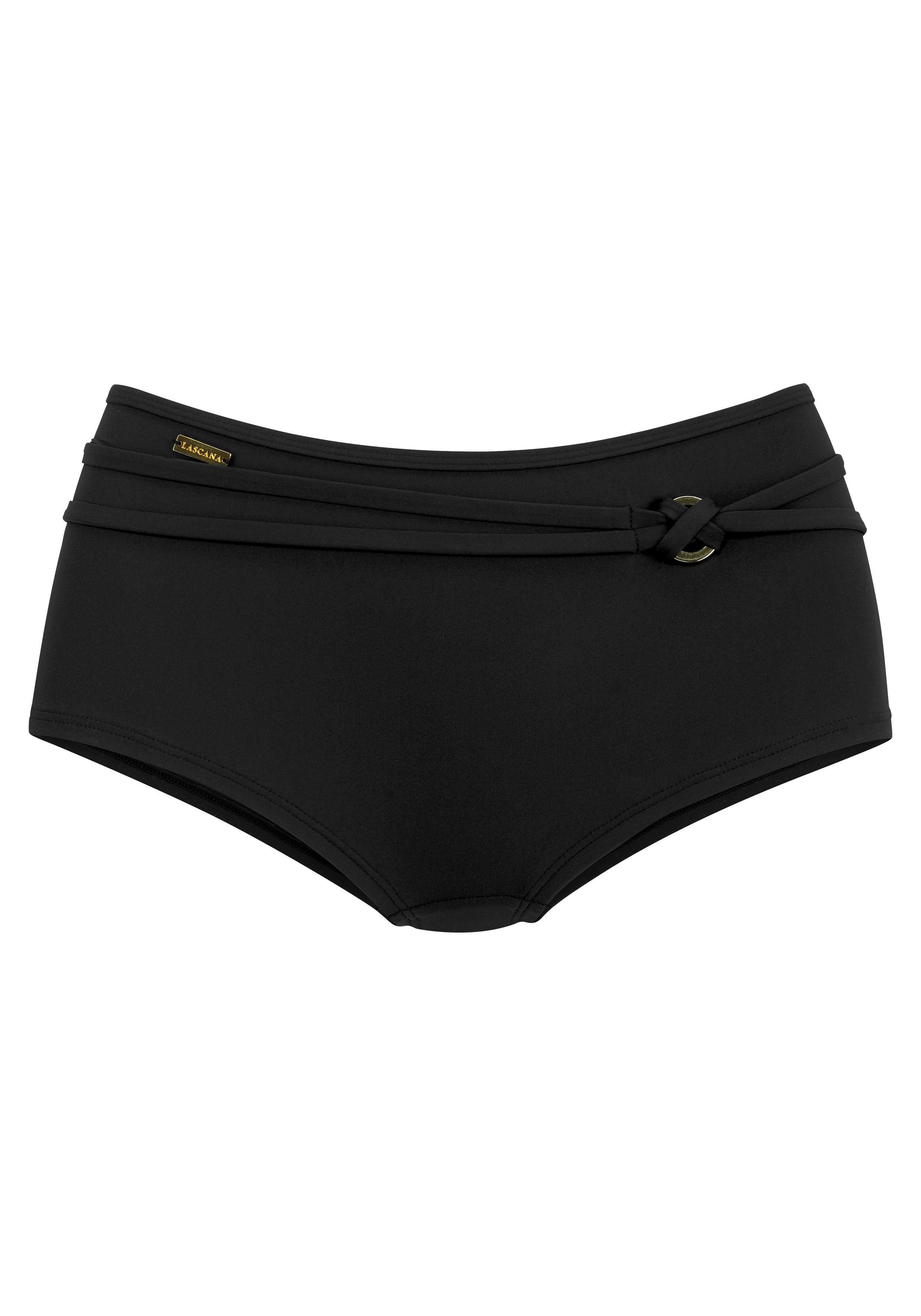 lascana bikini-hotpants italy met riem zwart