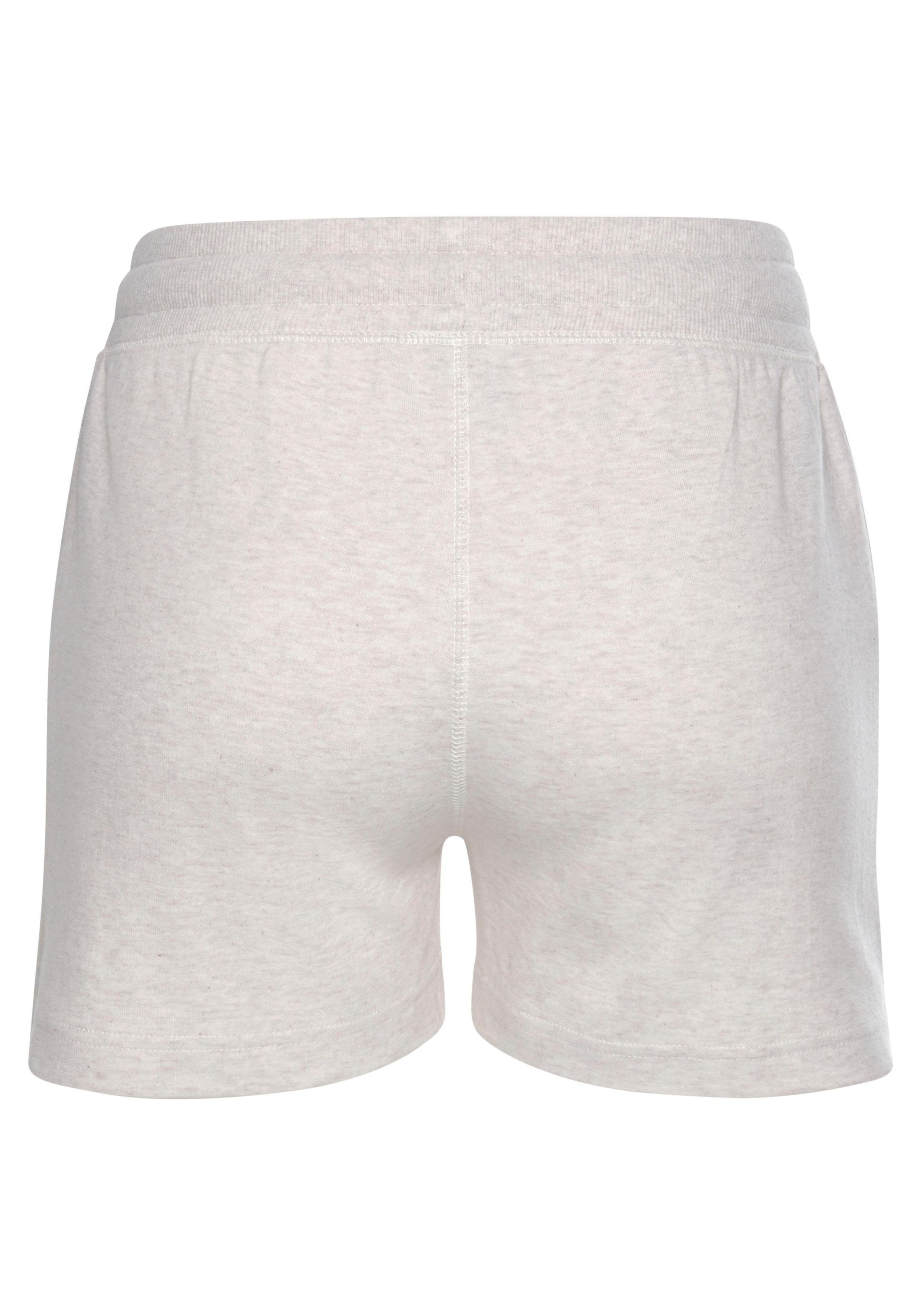 Bench. Loungewear Relaxshorts Sweatbroek met korte zijopeningen en zijzakken, loungewear