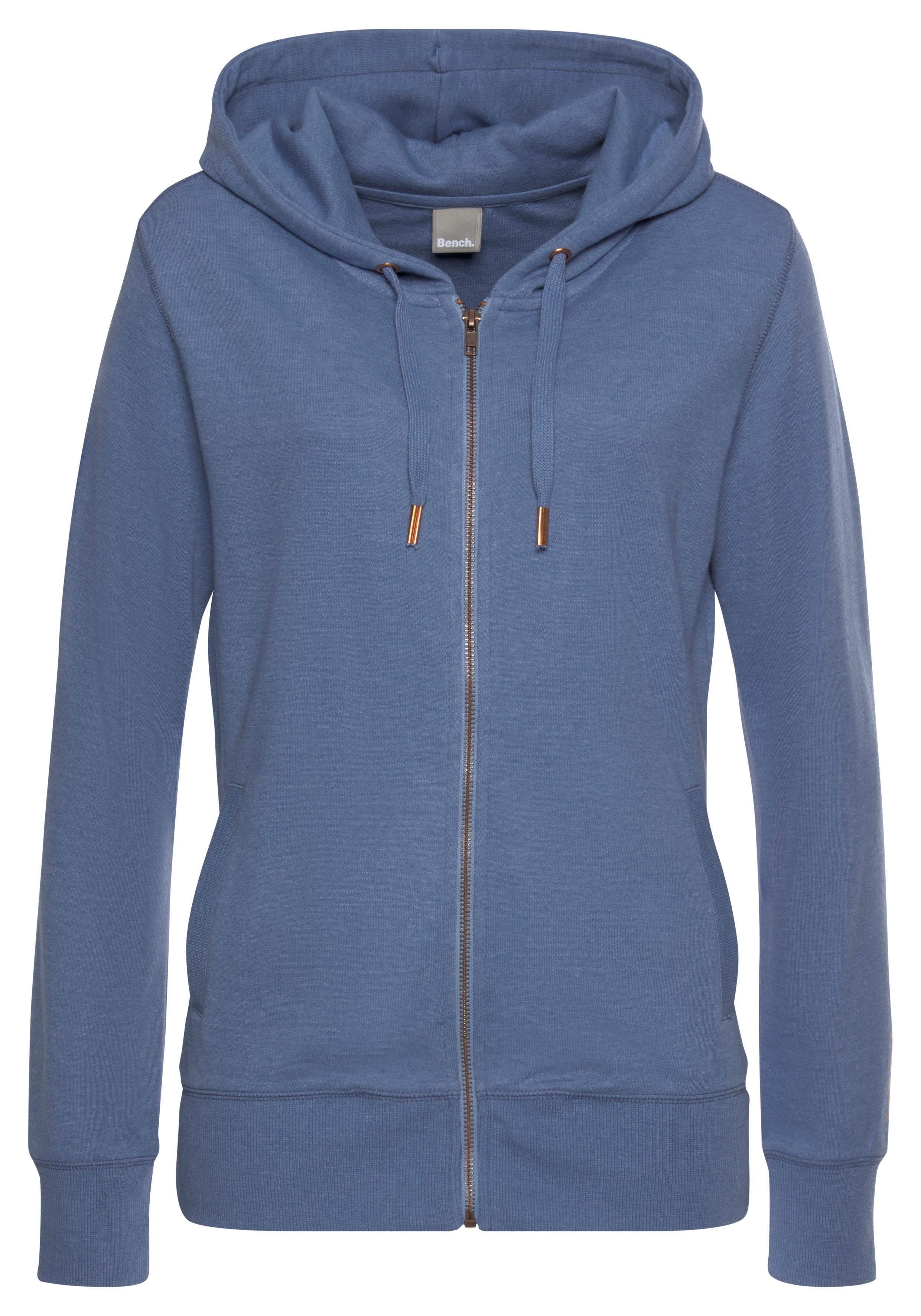 Bench. Loungewear Sweatvest met zakken en rits, loungepak