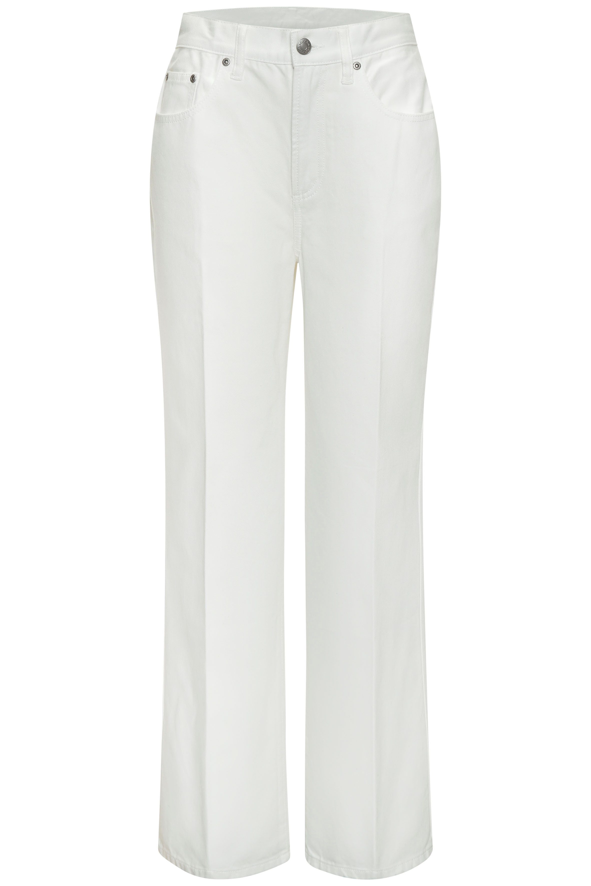 Lascana Wijde jeans met hoge taille en 5-pocketstijl, wide-leg jeans jeans maat 34 wit