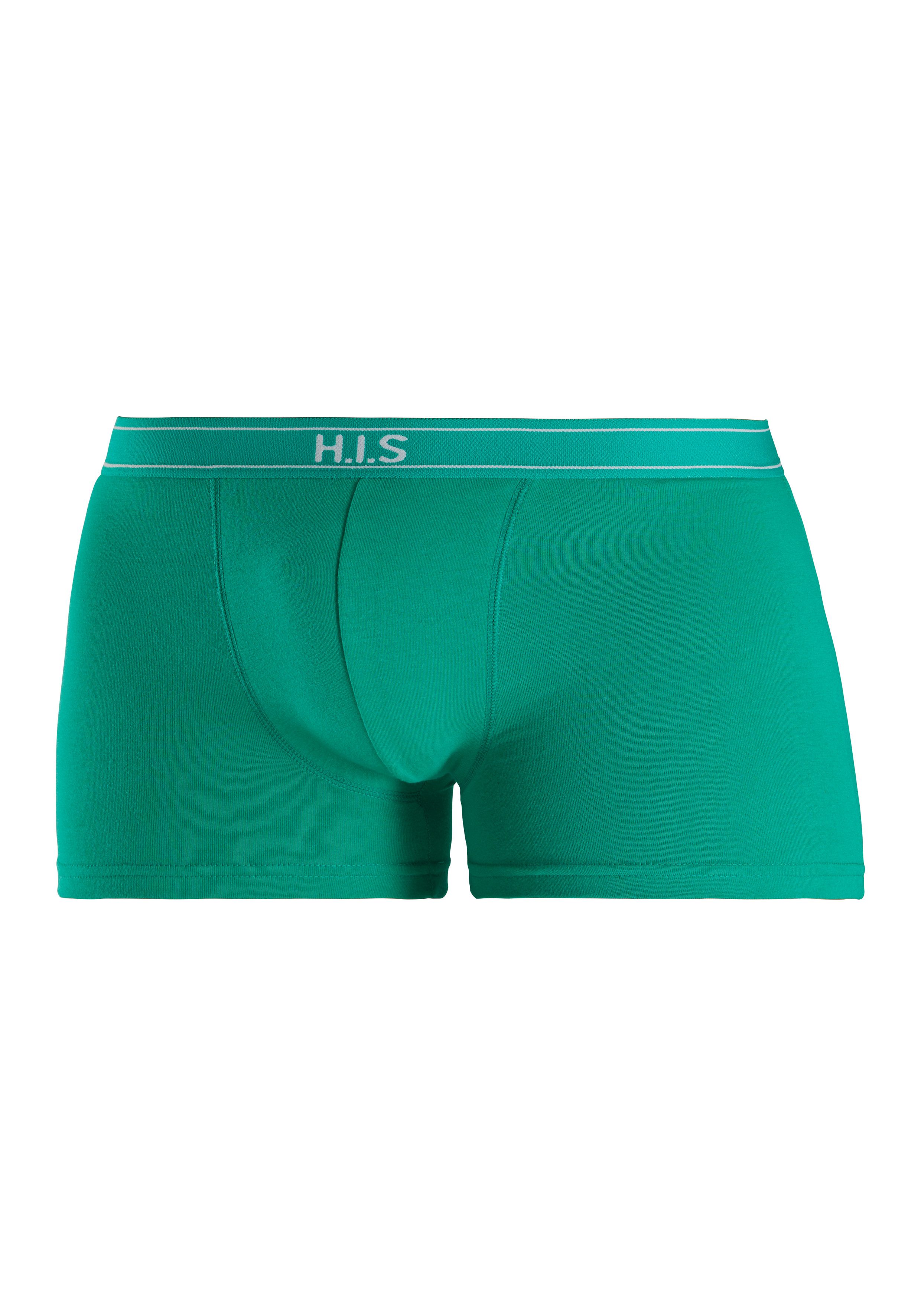 H.I.S Boxershort voor heren met strepen en logo op de band (set, 5 stuks)