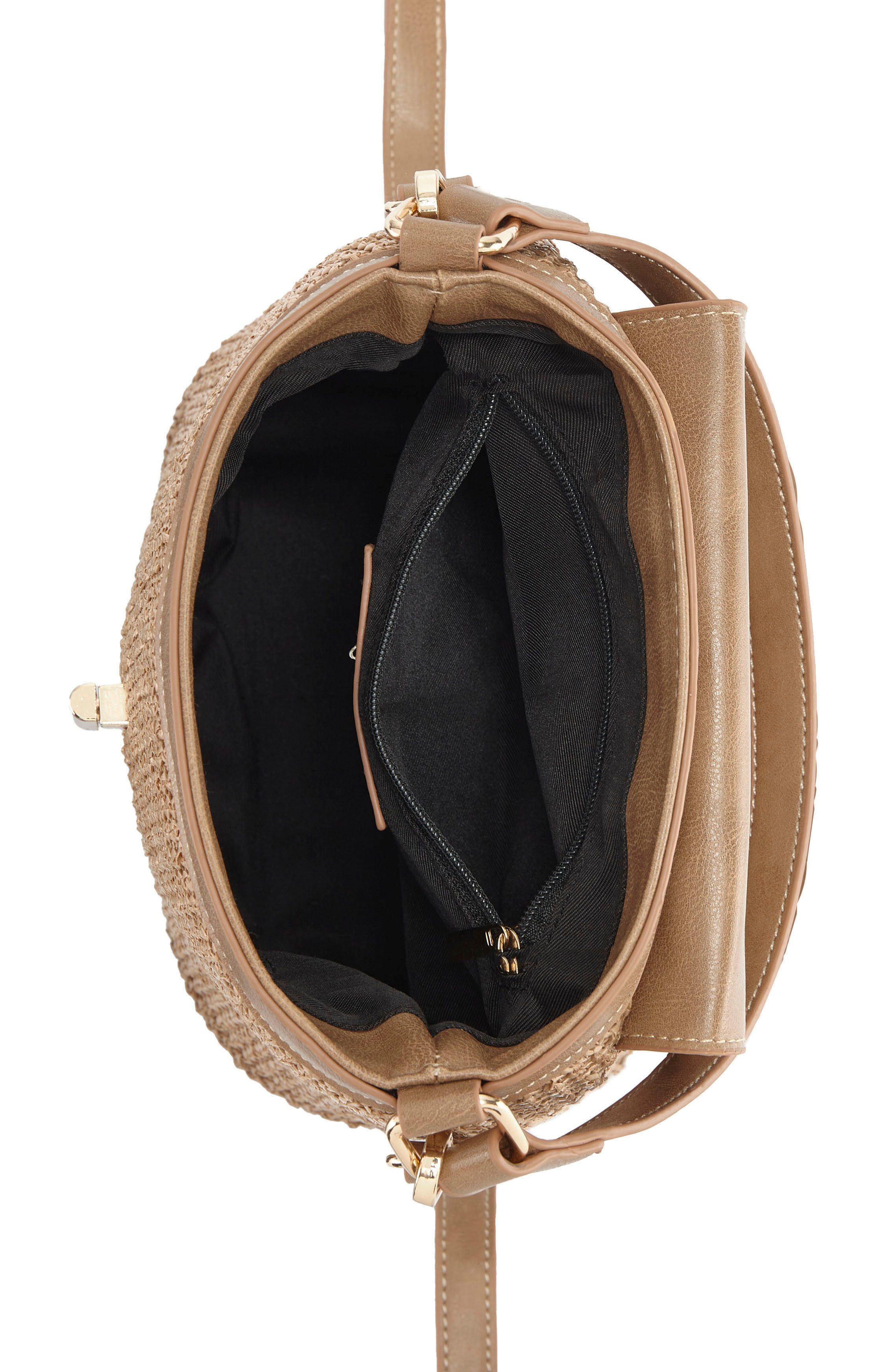 Lascana Schoudertas Strandtas, draagtas, mandtas, bast-look VEGAN