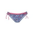 s.oliver red label beachwear bikinibroekje jill met bindstrikjes opzij blauw