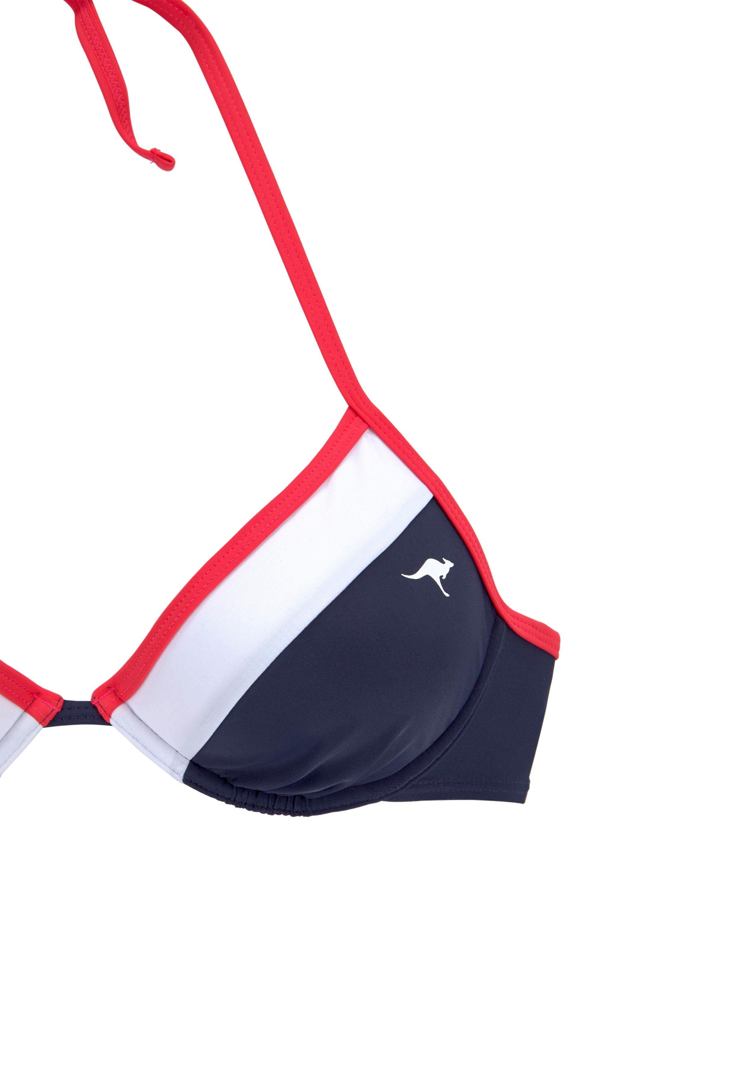 KangaROOS Beugelbikini Energy met contrastinzetten