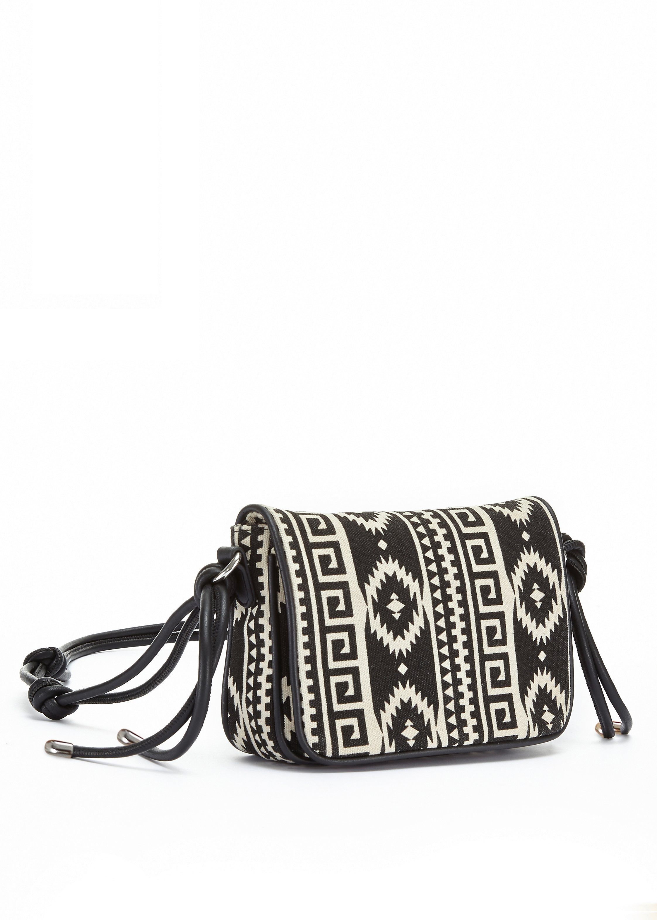 Lascana Schoudertas CROSSBODY BAG in etno-look, minibag, handtas, schoudertas, draagtas vegan