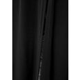 lascana maxi-jurk met lang splitje onder in de pijpen zwart