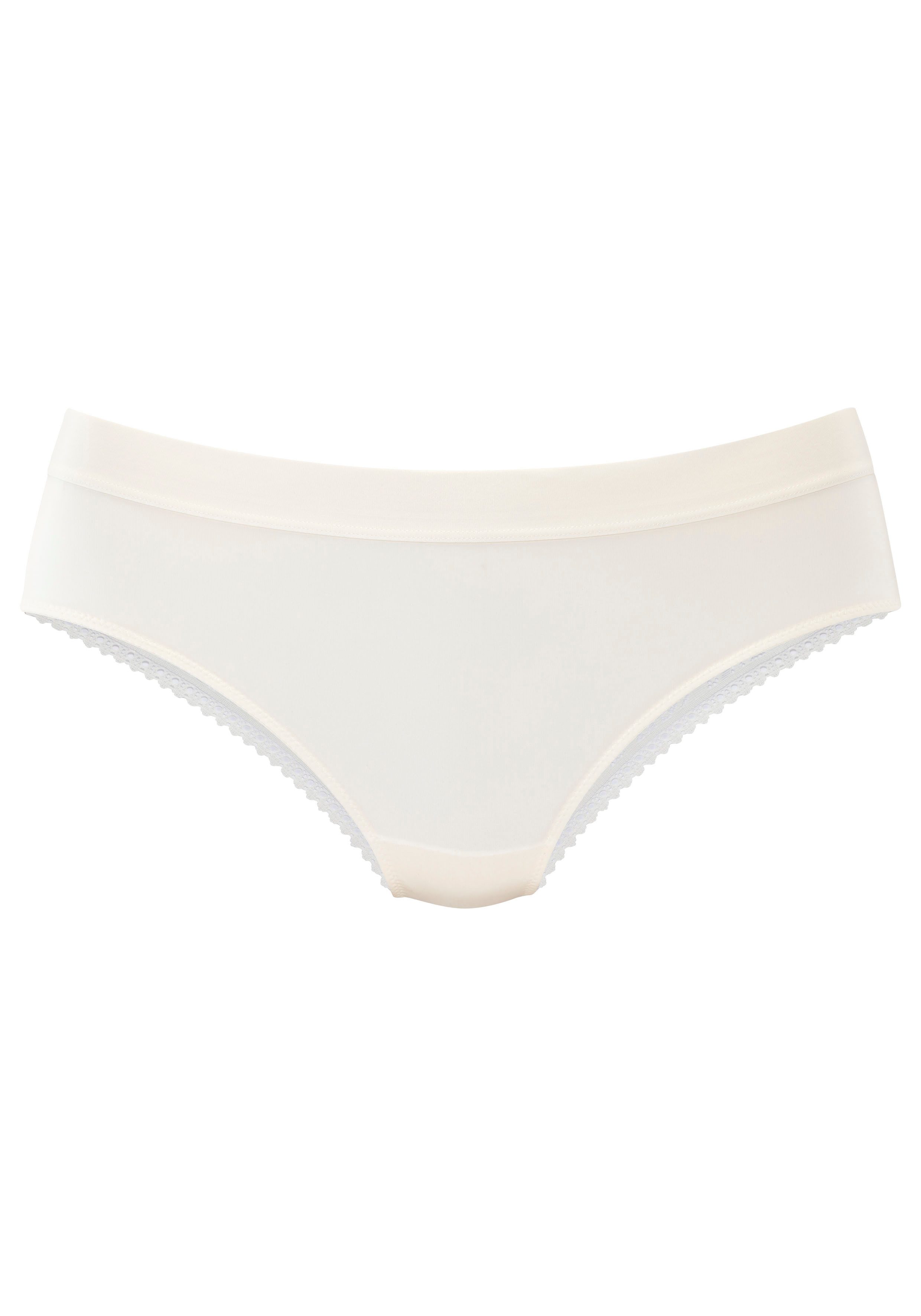 s.Oliver RED LABEL Beachwear Hipster Clemence achterkant met mooie, grafische kant