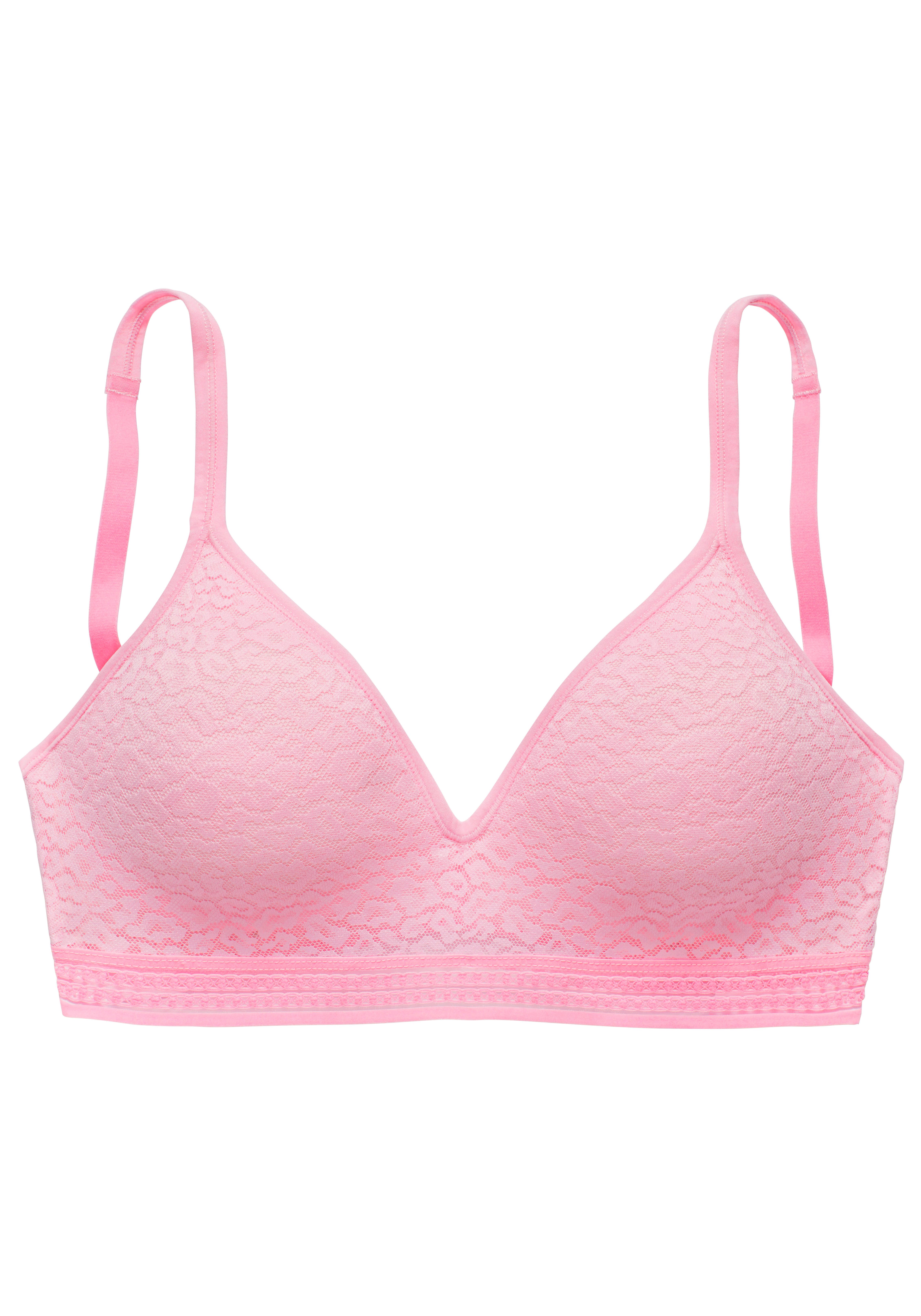 Lascana Bralette-bh zonder beugel met ingebouwd push-up kussen, lingerie