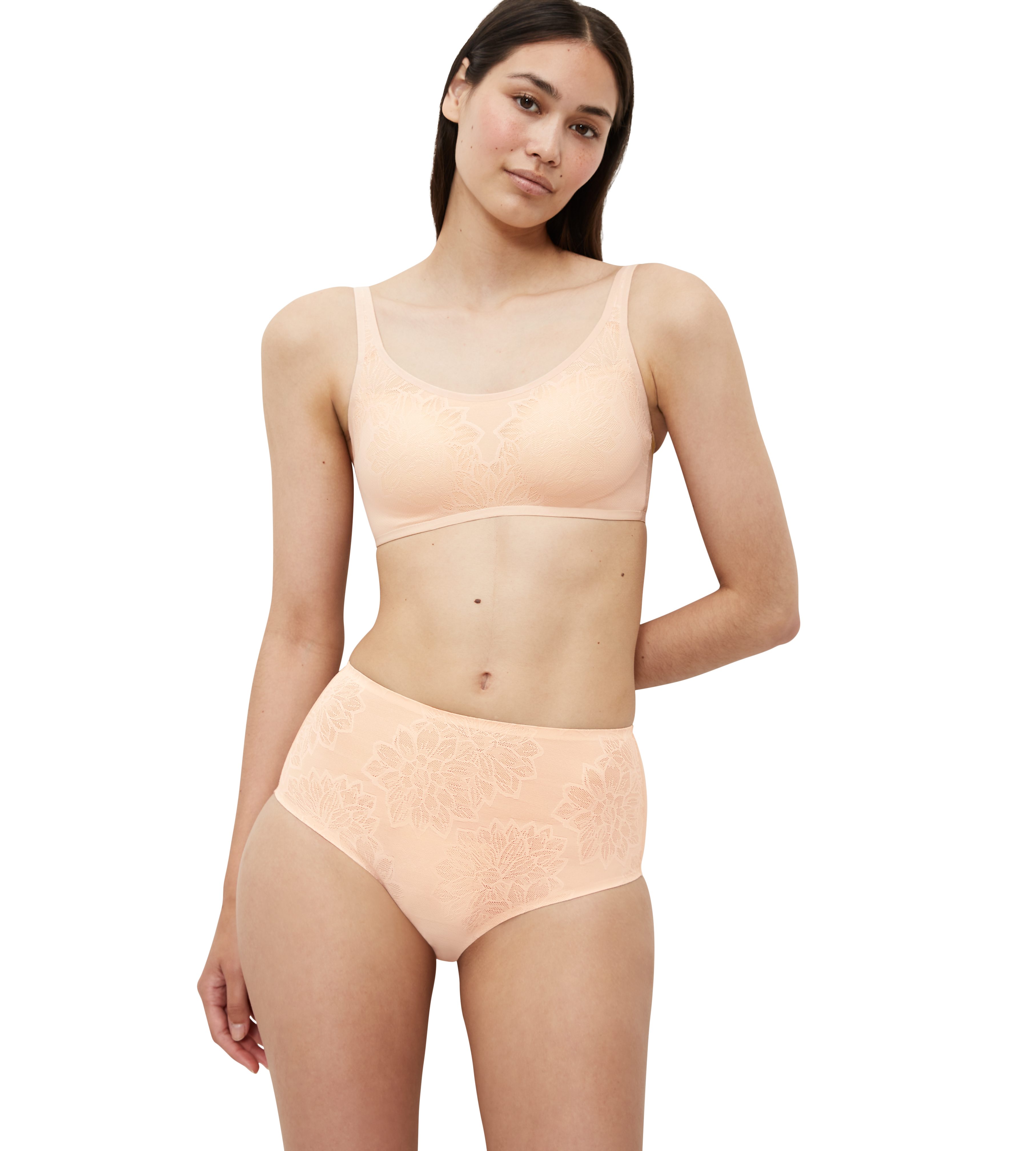 Triumph Beugelloze-bh Fit Smart P EX met stretch-kant