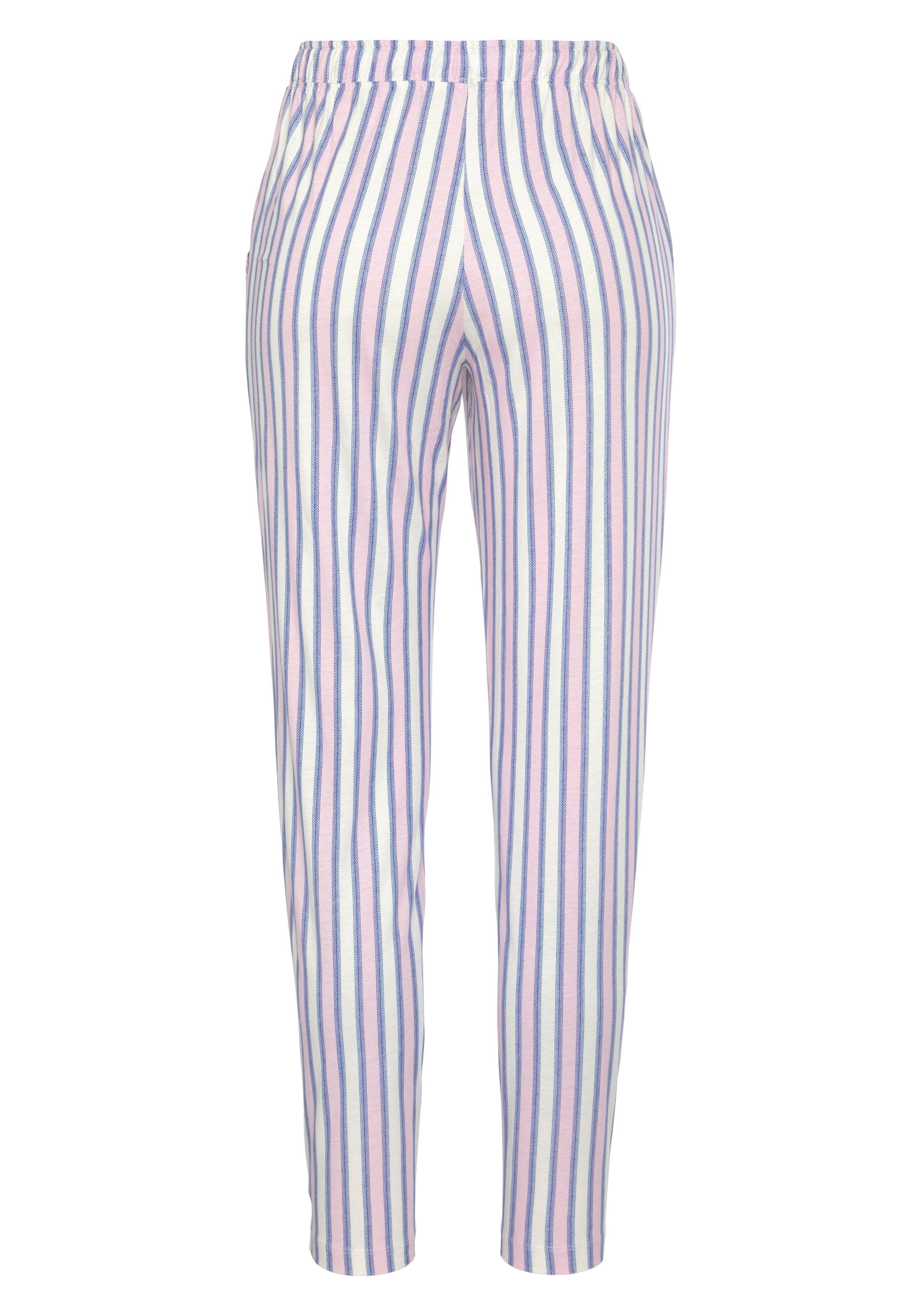 s.Oliver RED LABEL Beachwear Pyjamabroek met alloverdruk, met ribband (1-delig)