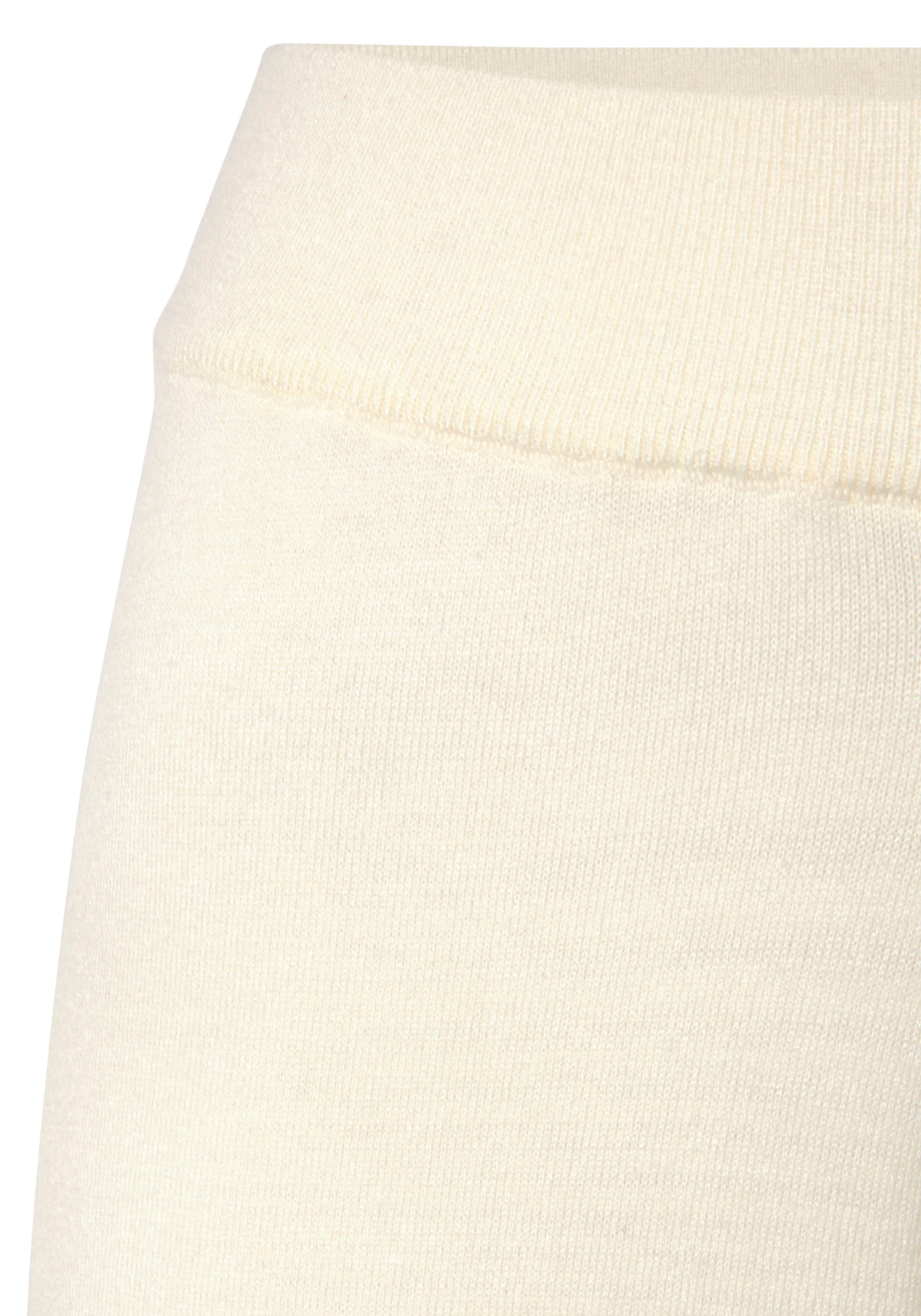Lascana Tricotbroek -Loungebroek met wijd been, loungewear