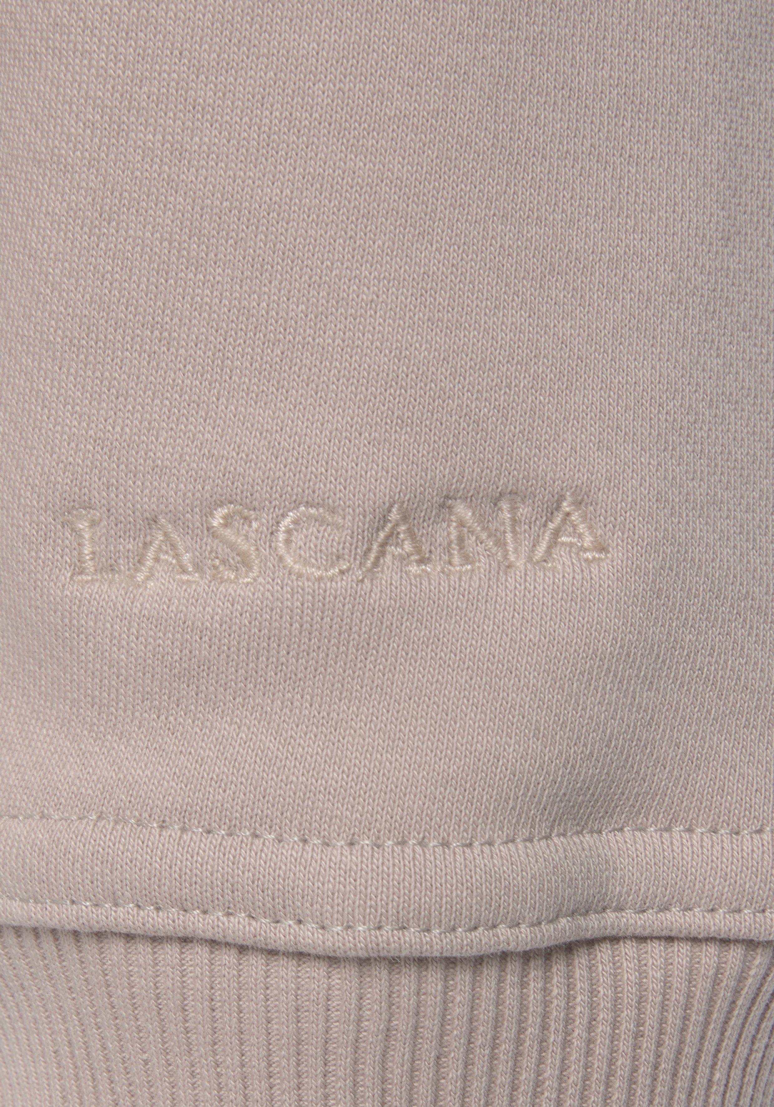 Lascana Hoodie van biologische katoen, loungewear