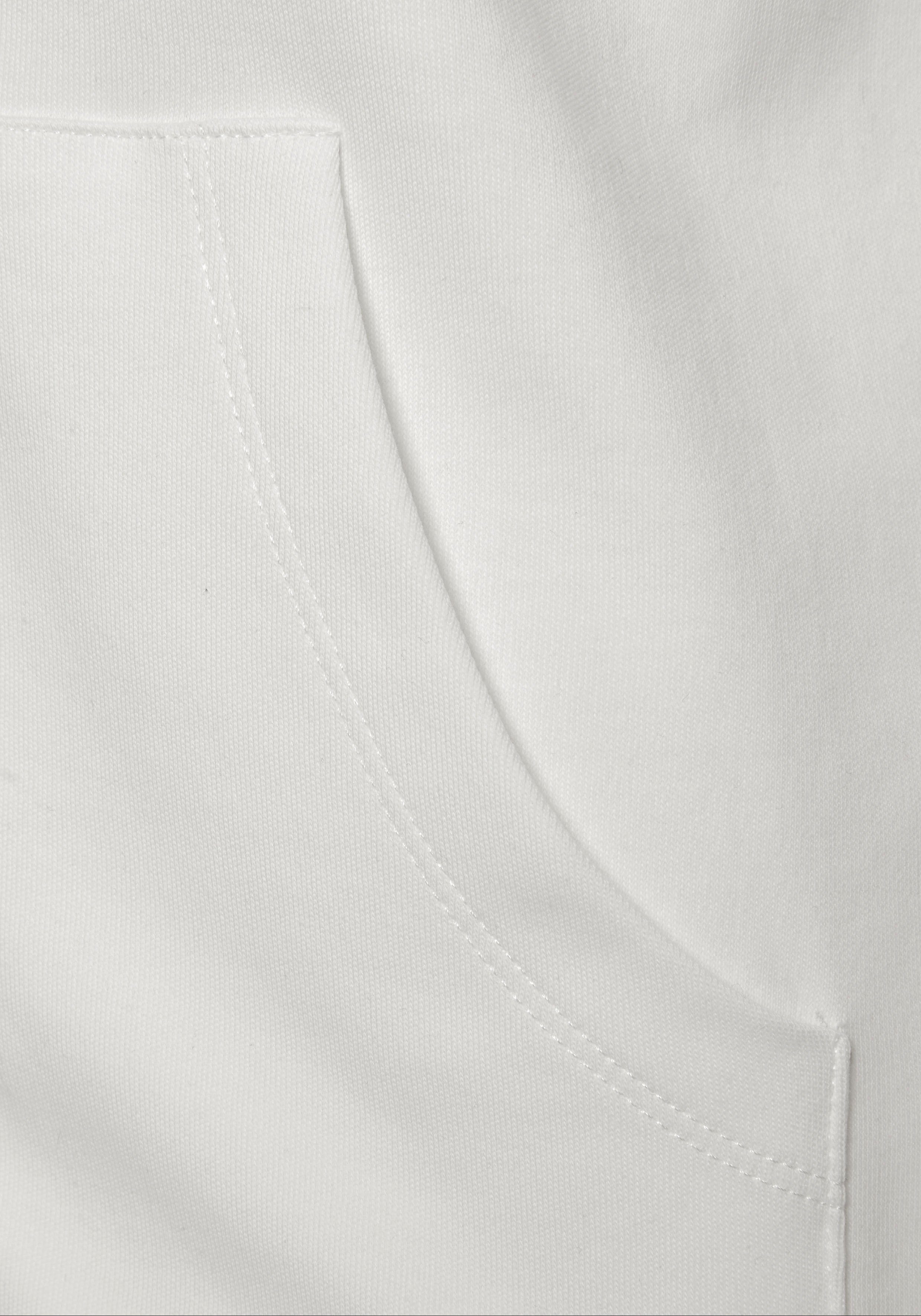 Bench. Loungewear Sweatvest met glanzende logo-borduurwerk op de staande kraag, loungepak