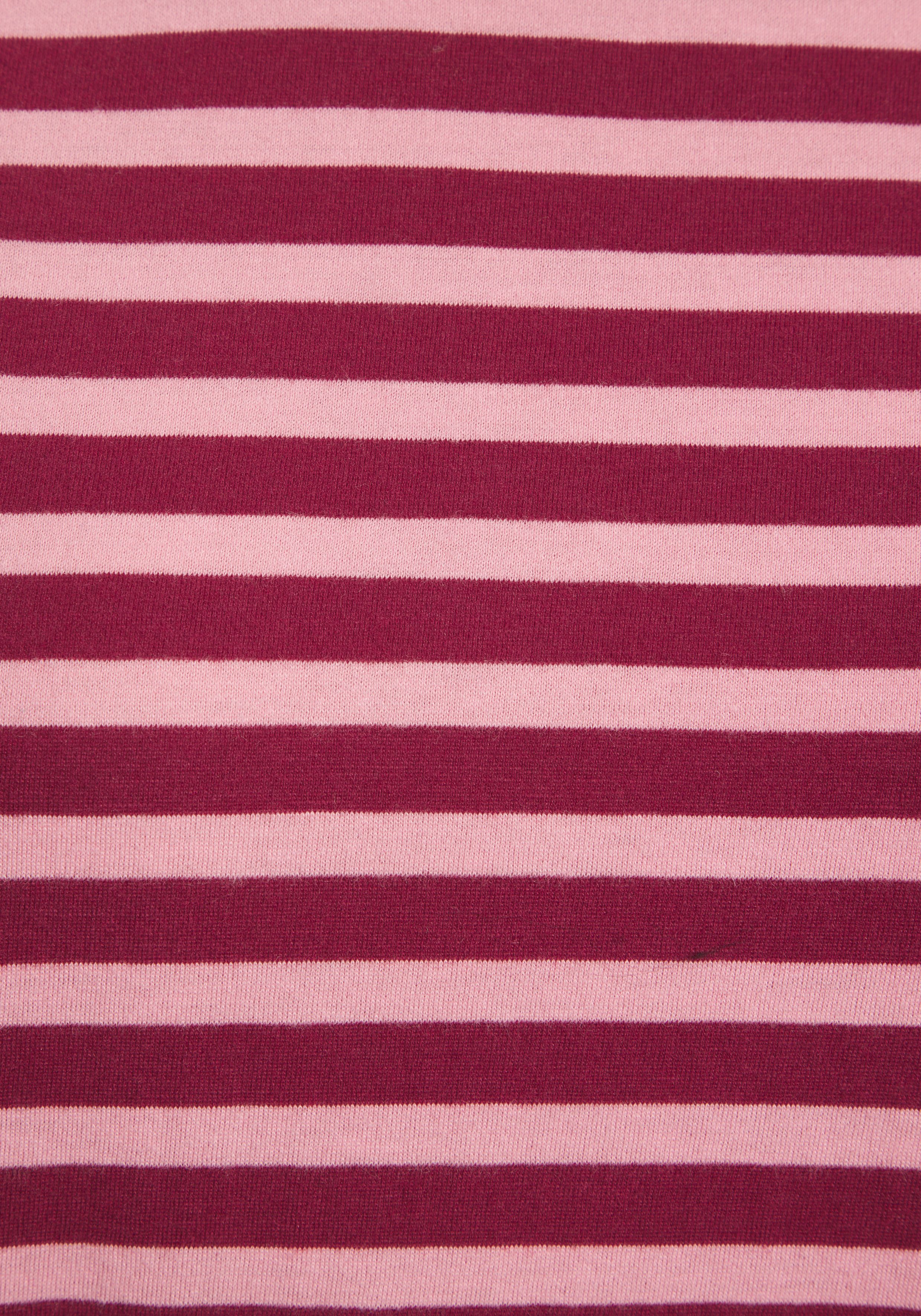 Elbsand T-shirt met halflange mouwen en streeplook