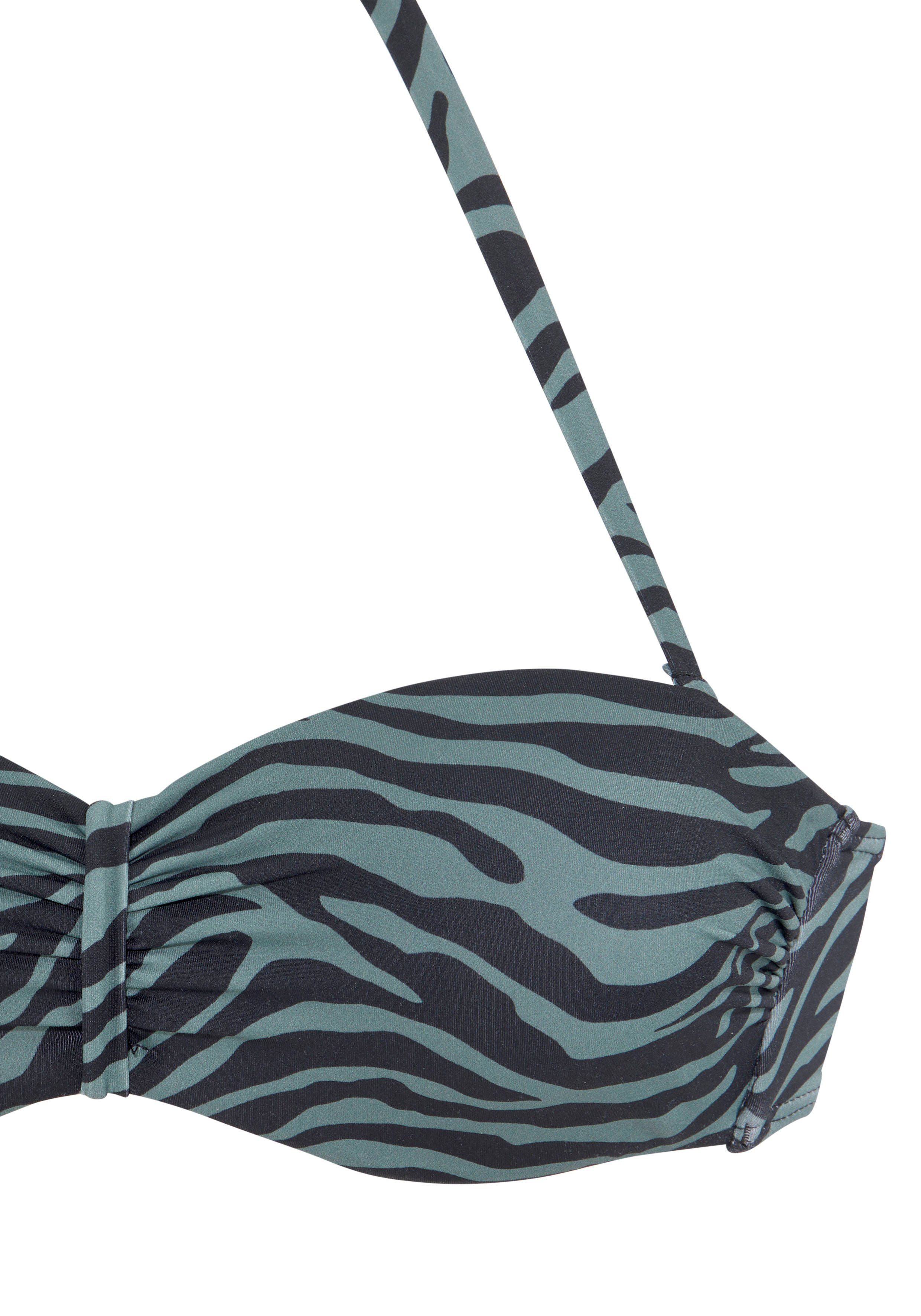 Venice Beach Beugelbikinitop in bandeaumodel Riella in animal-look