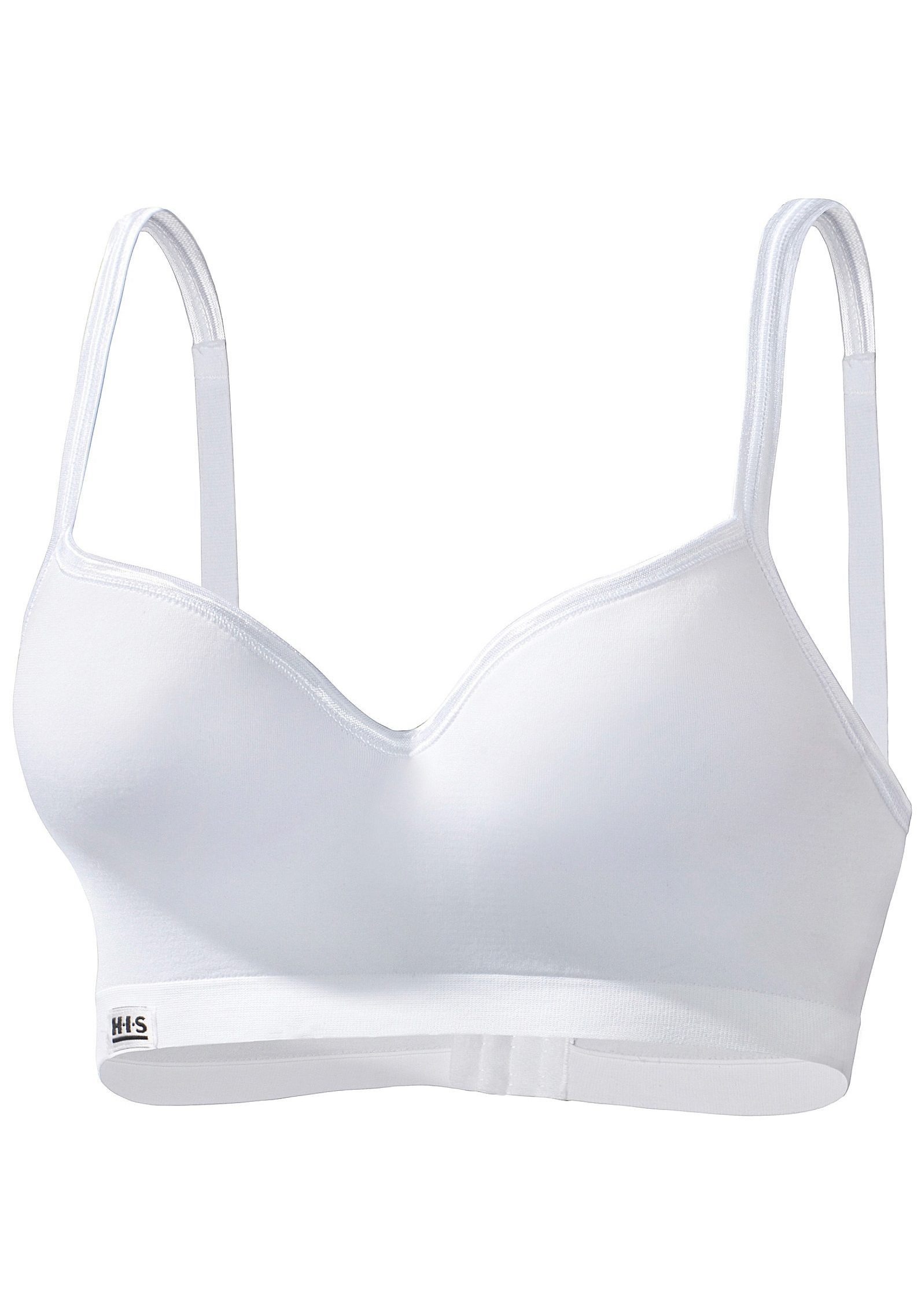 H.I.S Sport-bh met push-up kussen, voor licht draagvermogen