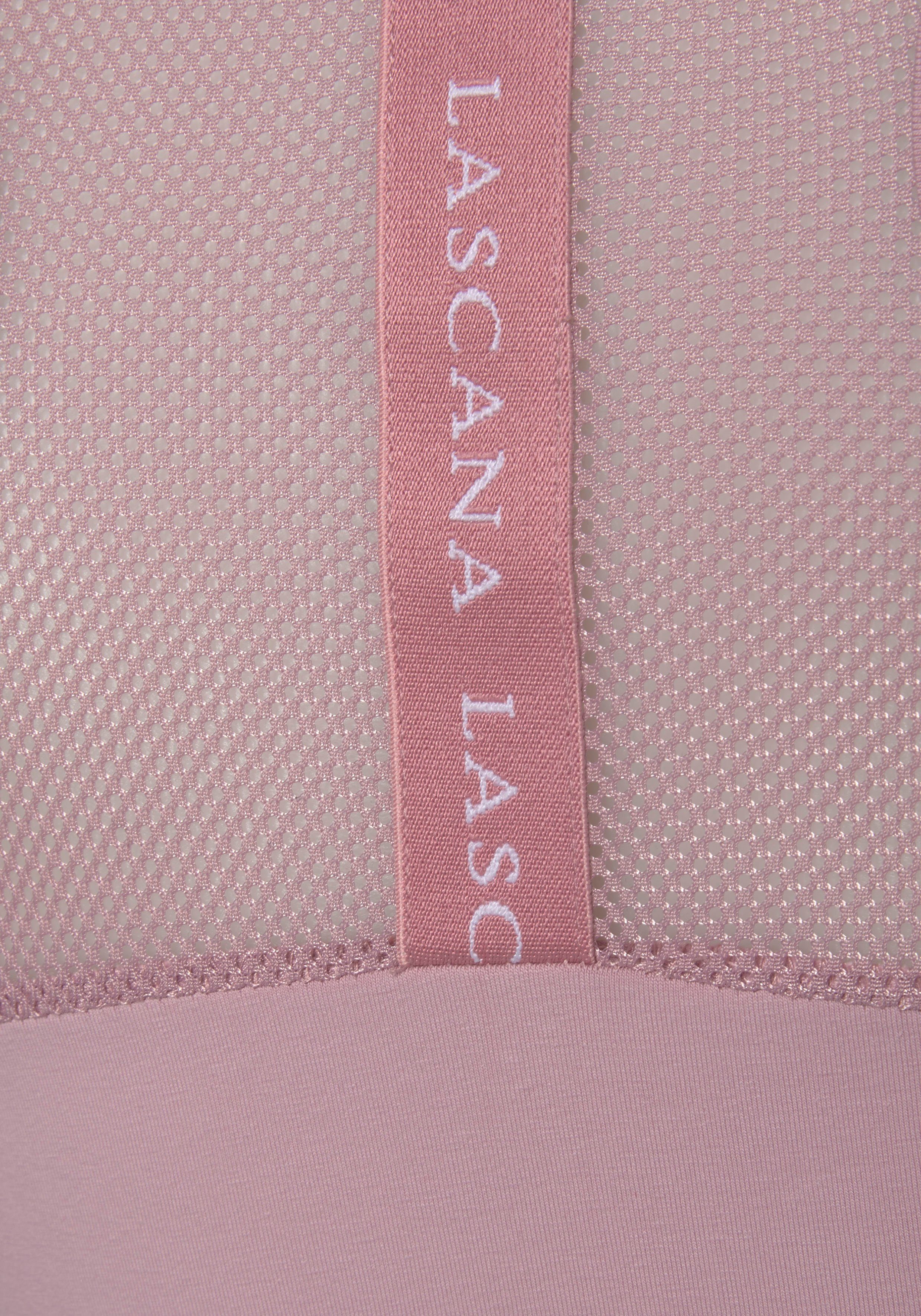 active by Lascana Functioneel shirt met racerback en meshinzetten