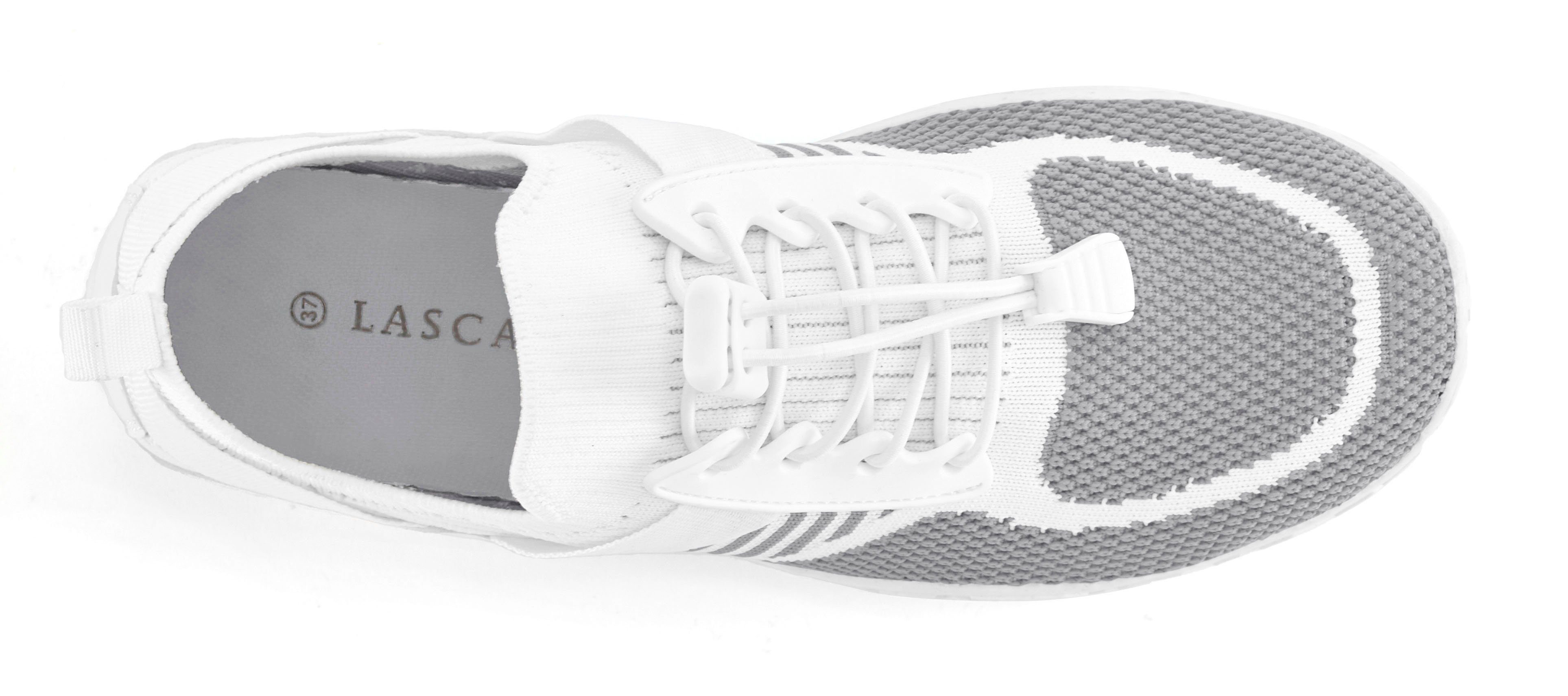 Lascana Sneakers Vrijetijdsschoen, lage schoen superlicht, platte flexibele zool VEGAN